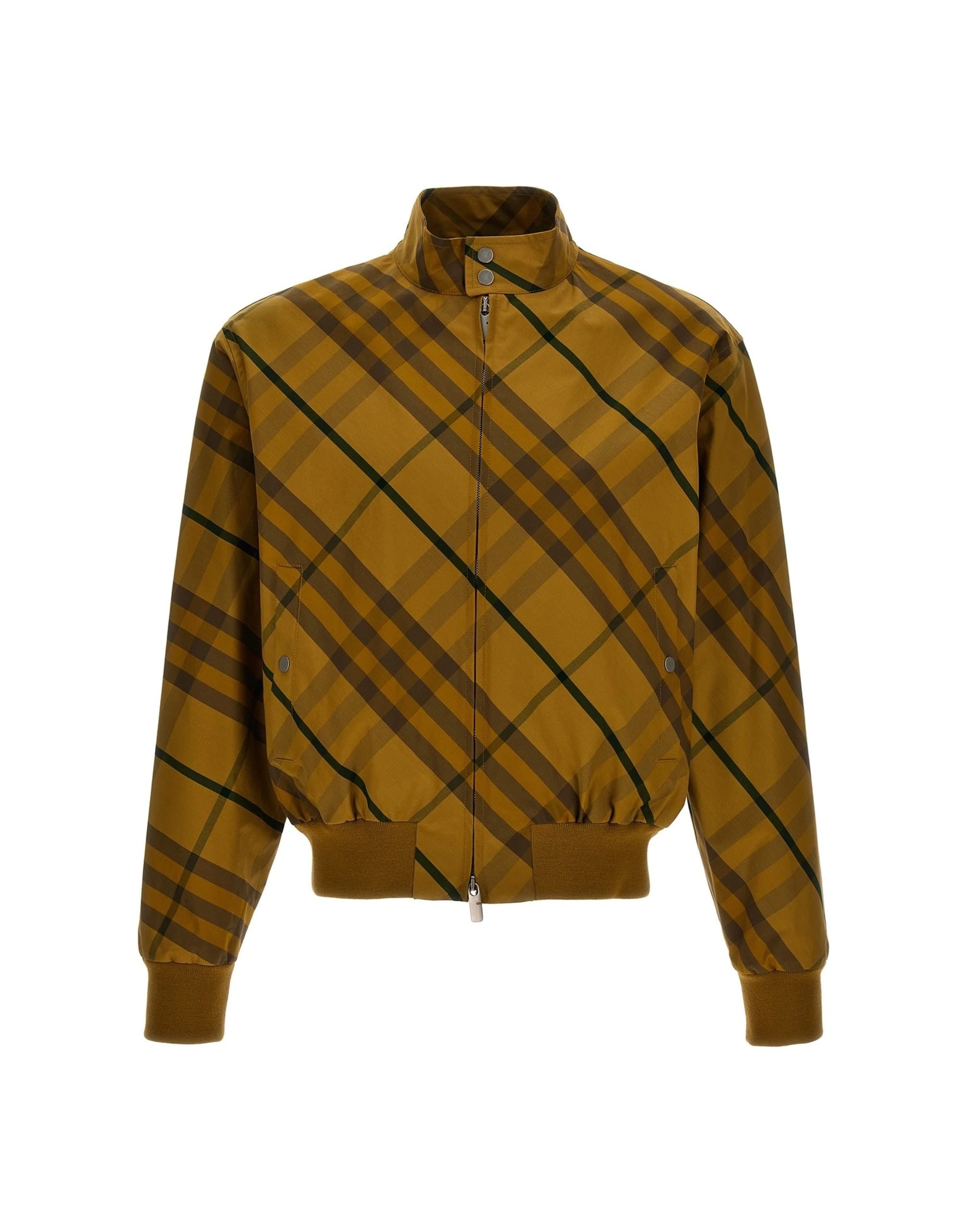 Burberry Burberry Check Print Cotton Jacket