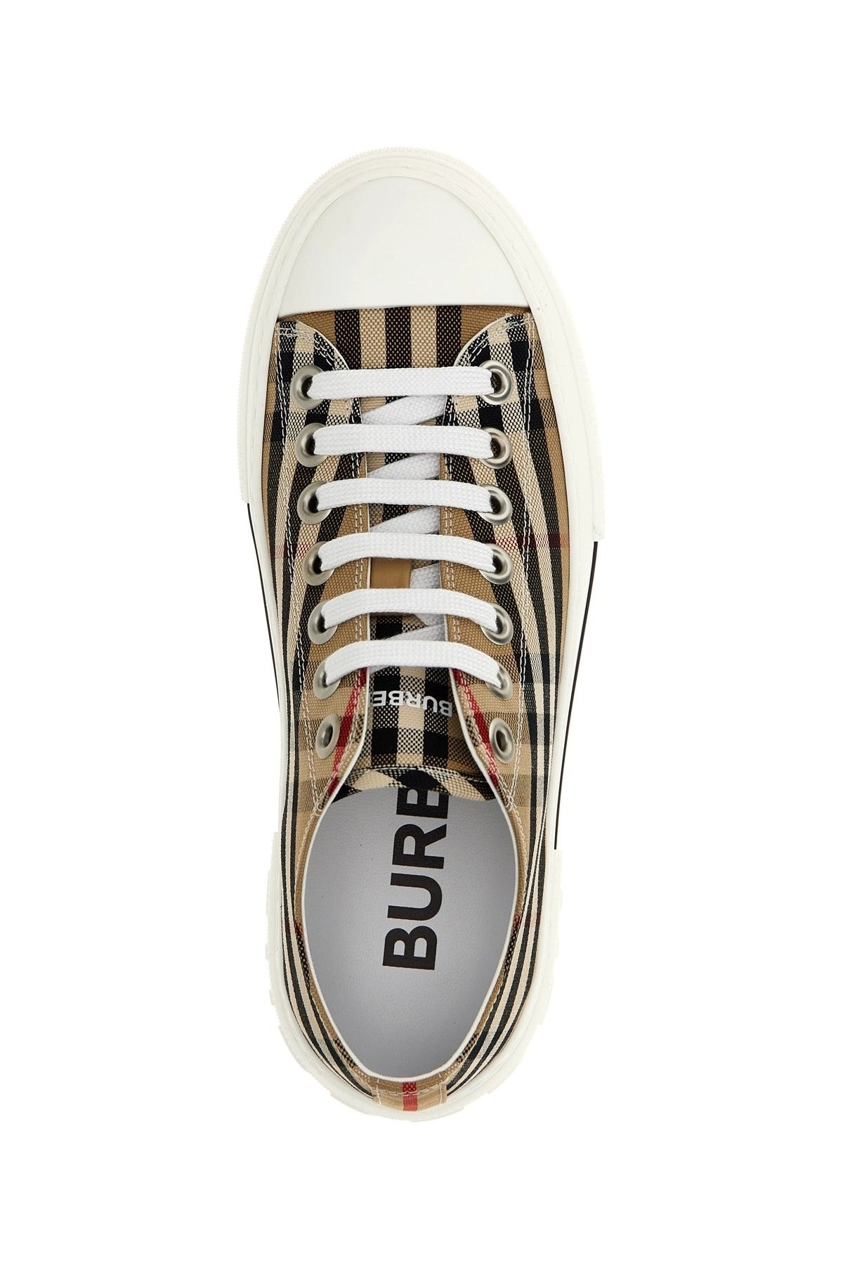 Sneakers con stampa Check Burberry