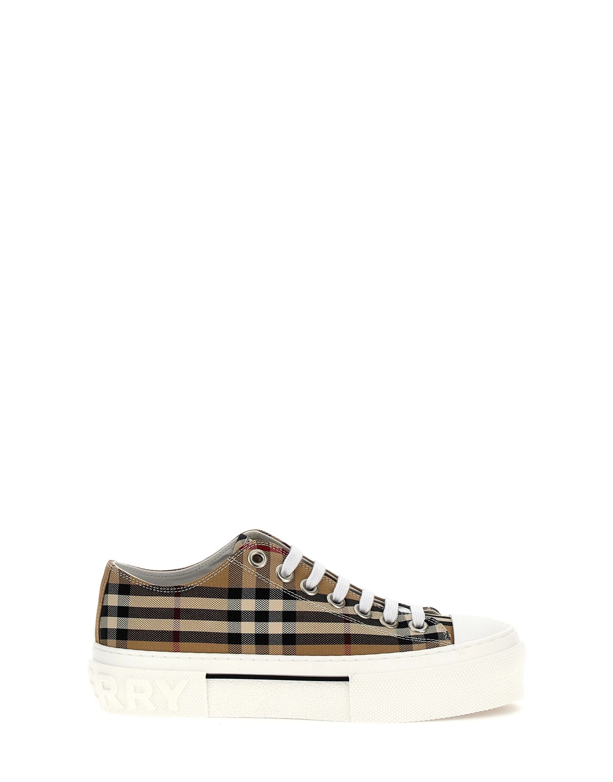 Sneakers con stampa Check Burberry