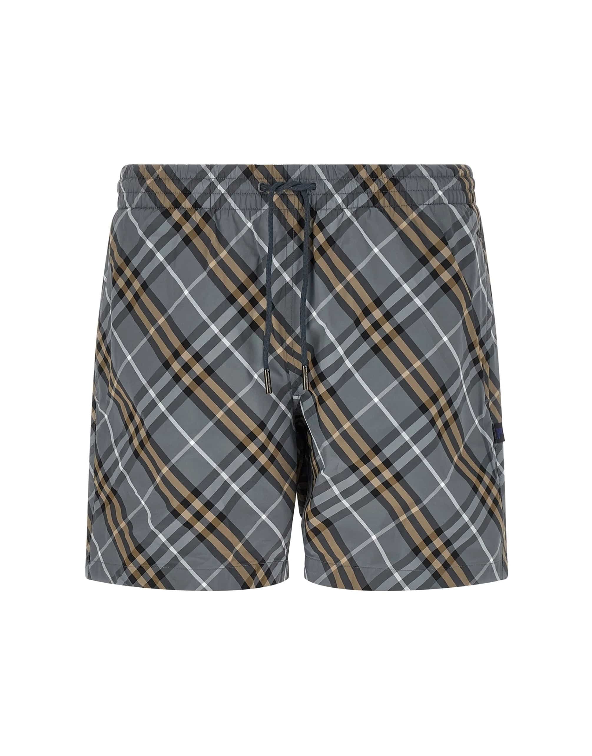 Burberry Burberry Check Print Swim Shorts