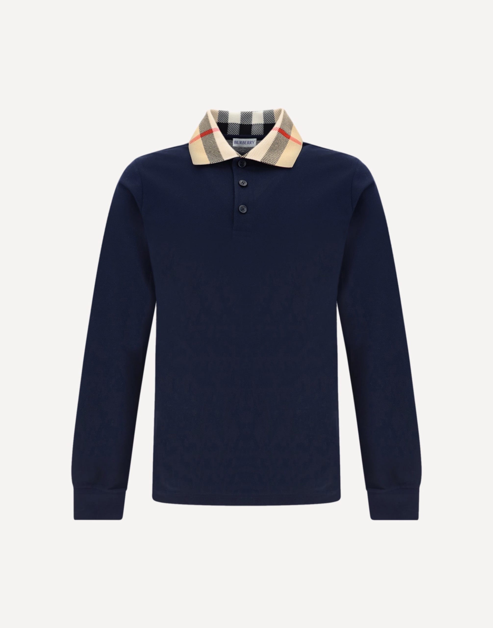 Burberry Cody Long Sleeve Cotton Polo