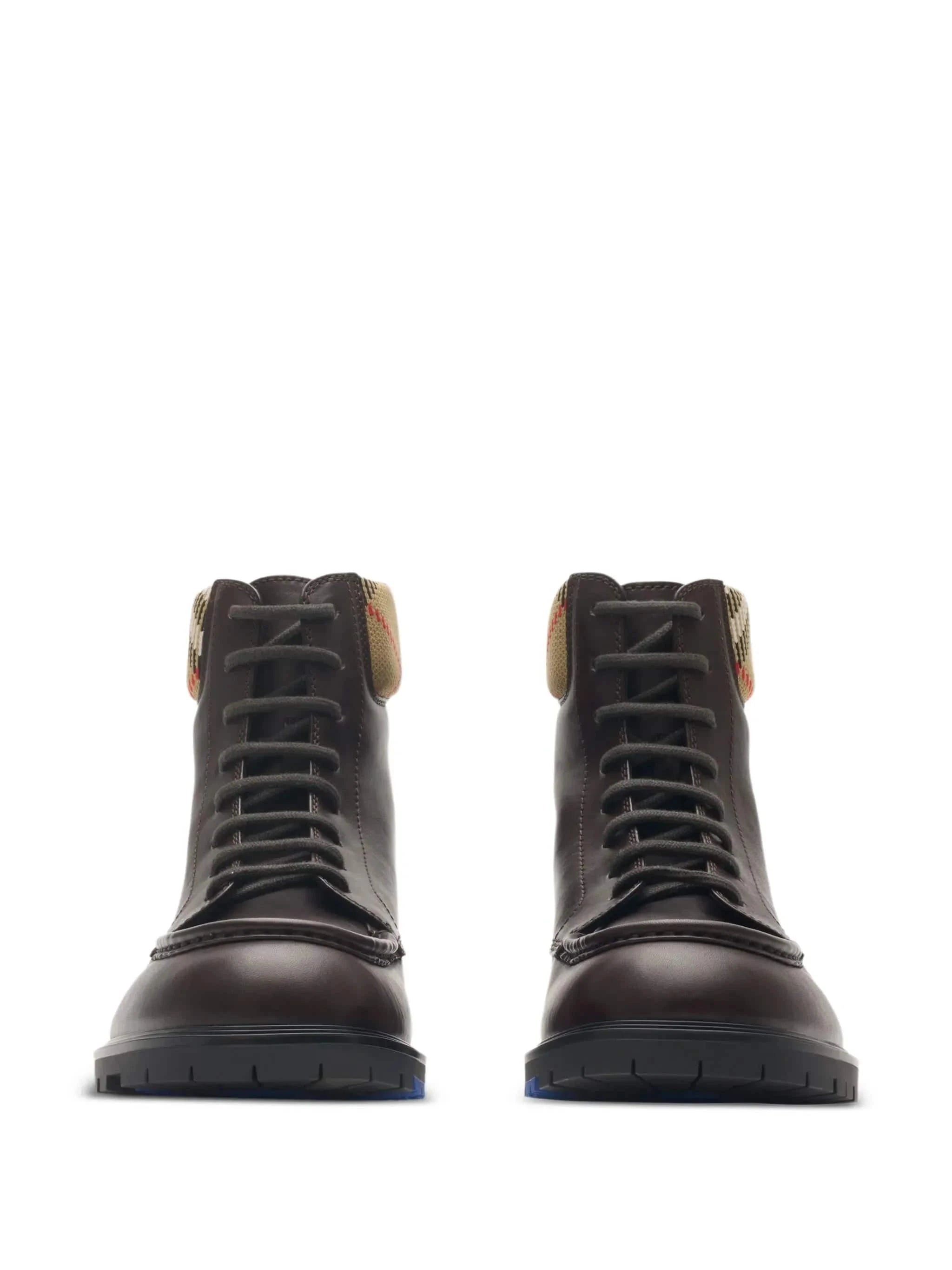 Burberry Combat Rogue Leather Boots