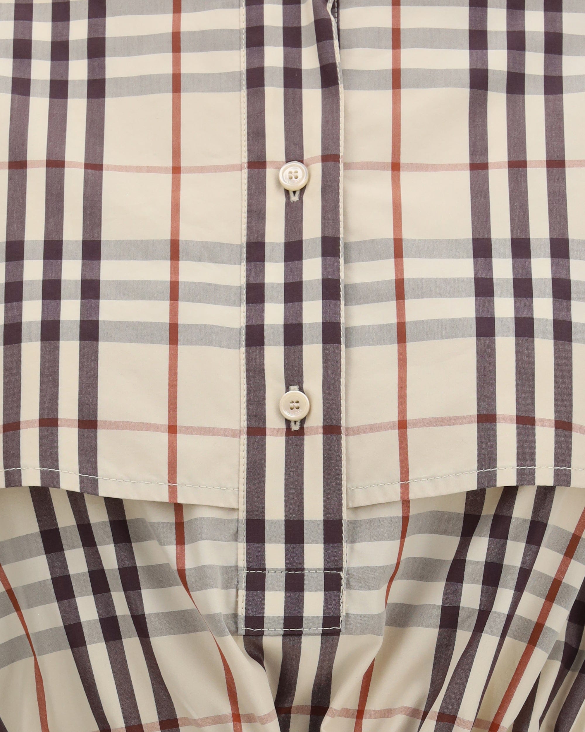 Burberry Burberry Cotton Check Dress