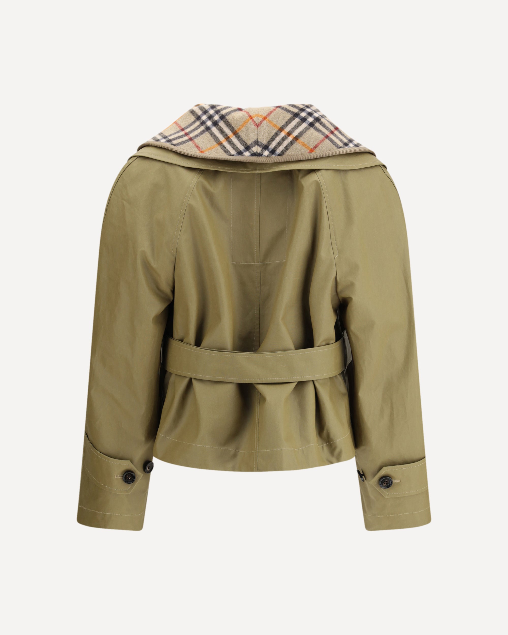 Burberry Cropped Cotton Jacket - alternate view