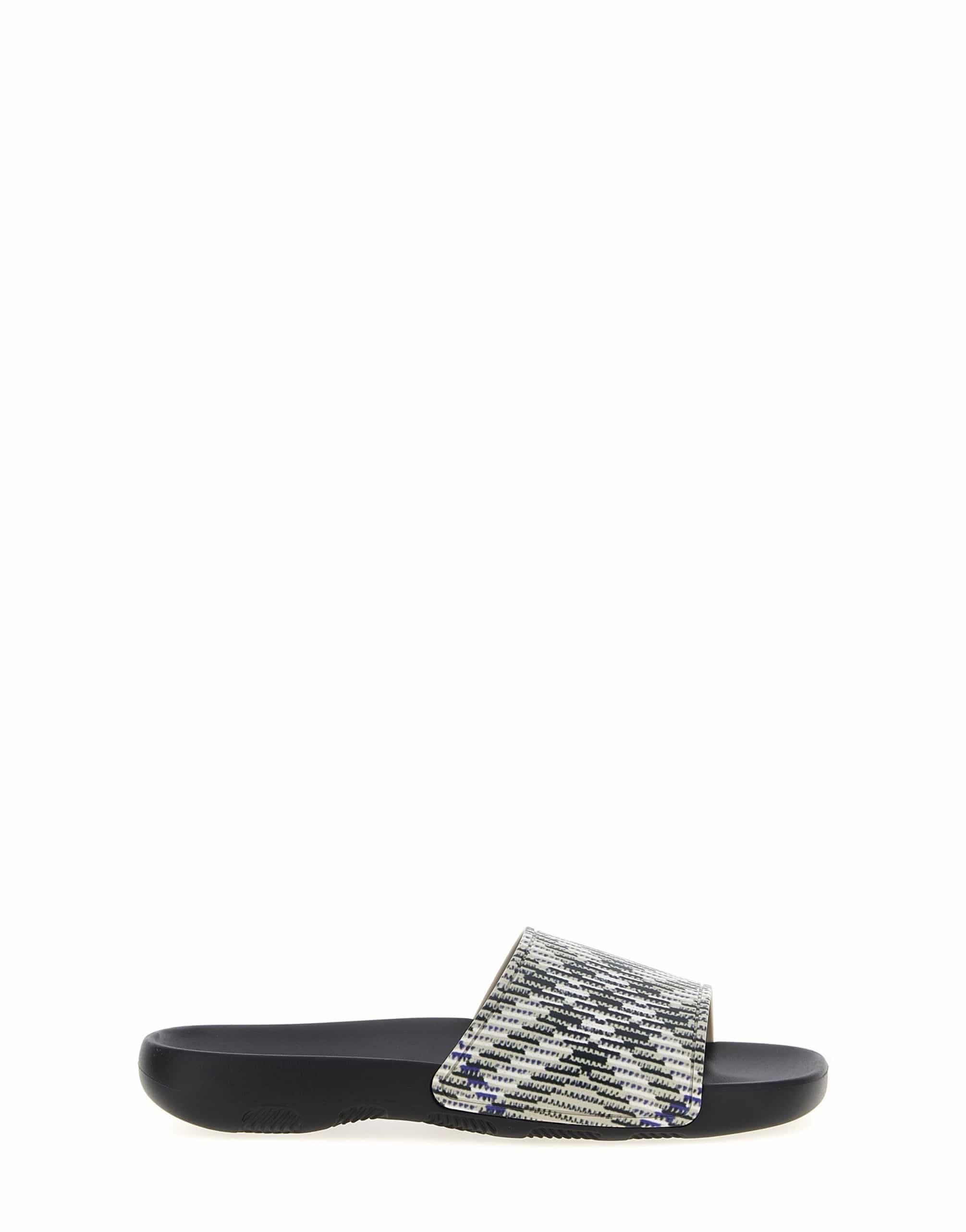 BURBERRY バーバリー Dive Check Sandals ダイブ チェック スライド サンダル マルチ Burberry Dive Check Sandals | Sendegaro JP