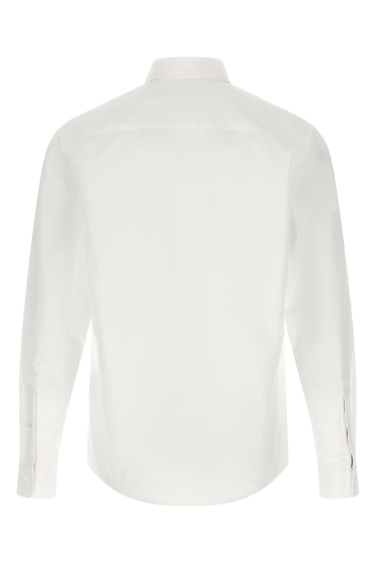 Burberry Burberry Embroidered Cotton Poplin Shirt