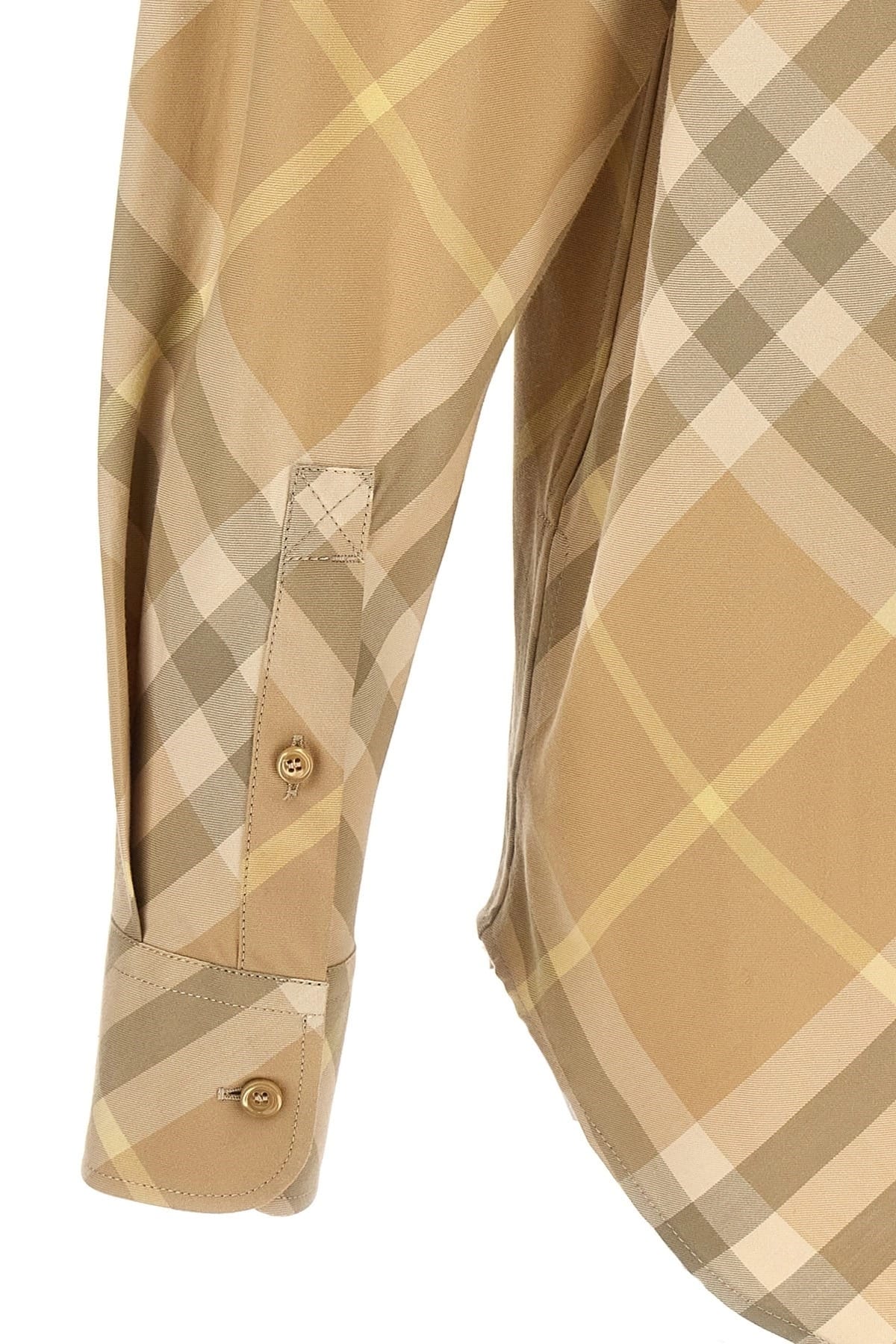 Burberry Burberry Embroidered Logo Check Shirt