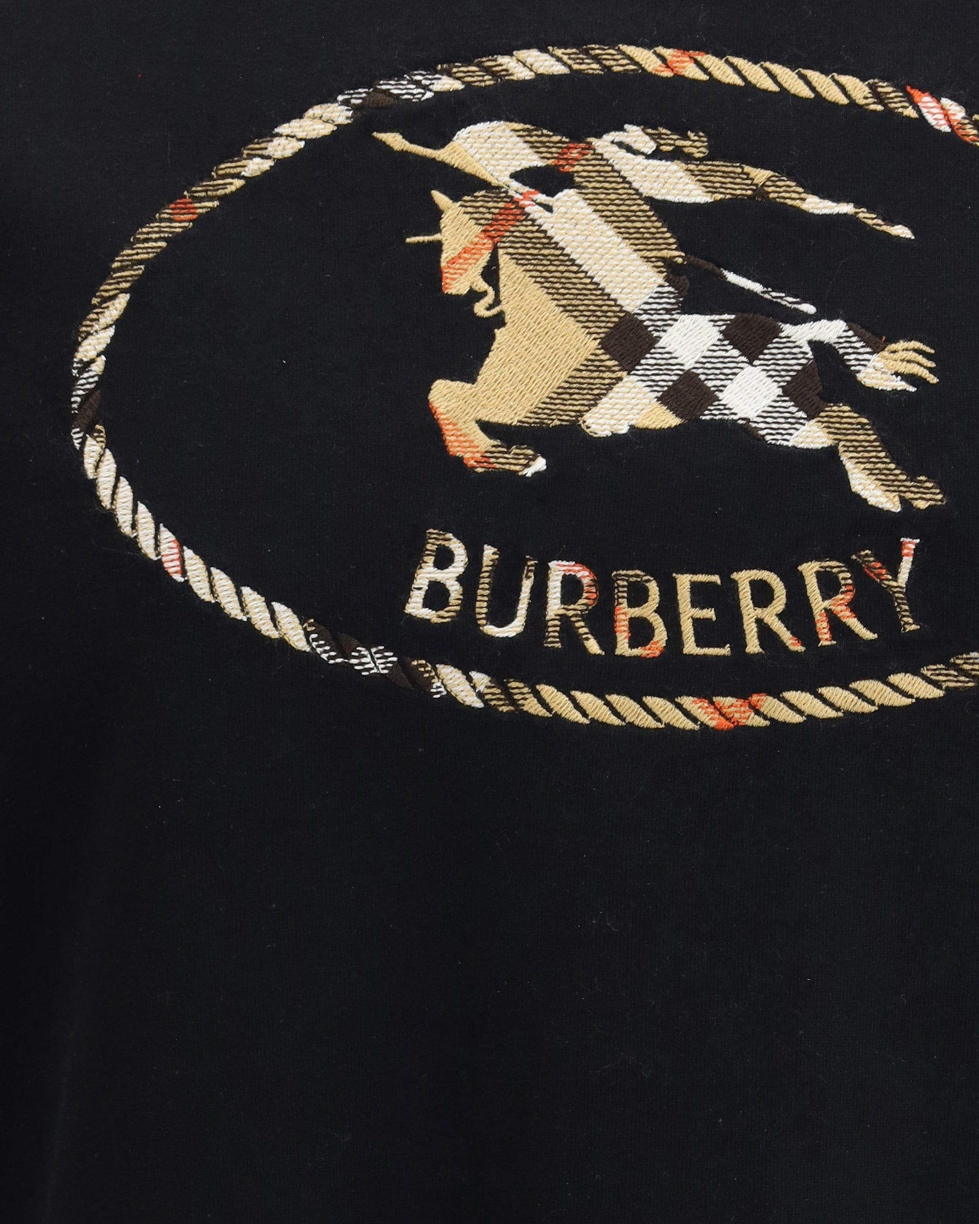 Burberry Embroidered Logo T-Shirt