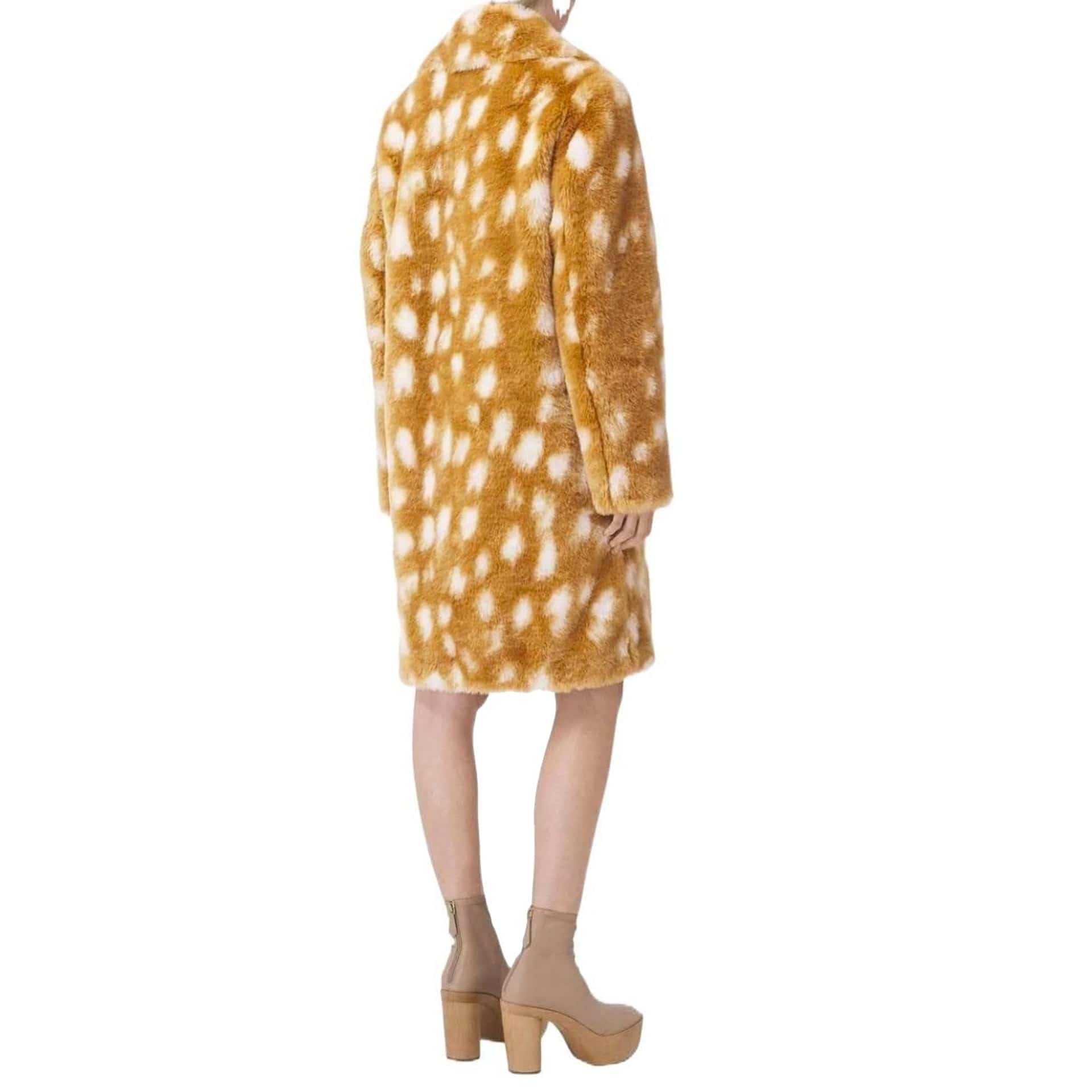 Burberry Faux Fur Lambskin Coat