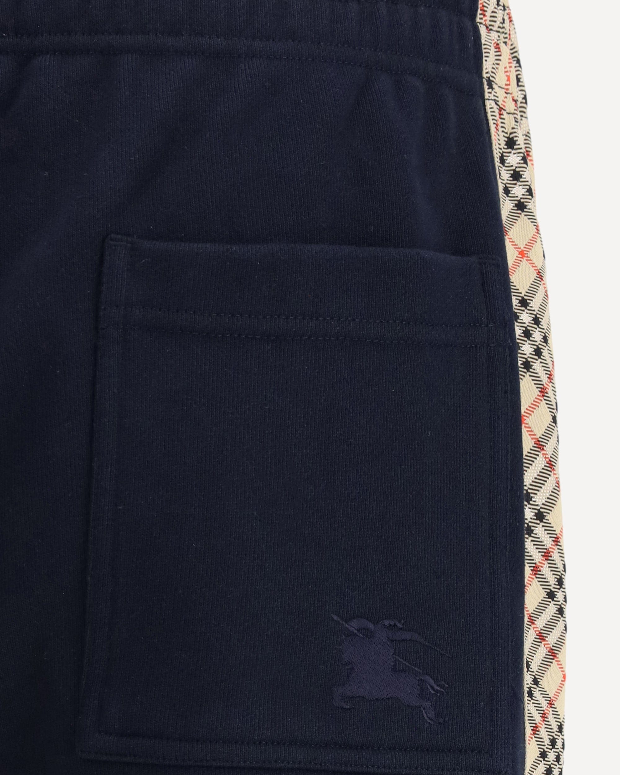 Burberry Jogging Pants With Burberry Check Tape