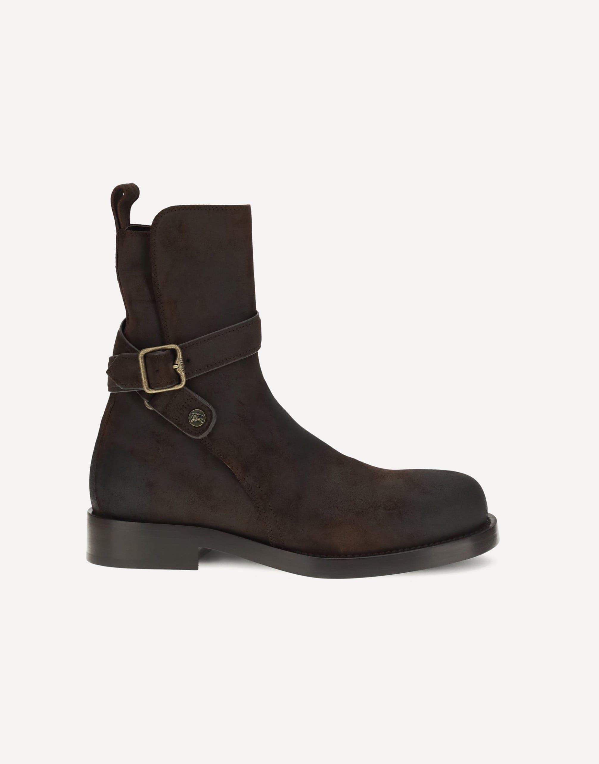 Burberry Ledger Jodphur Leather Boots