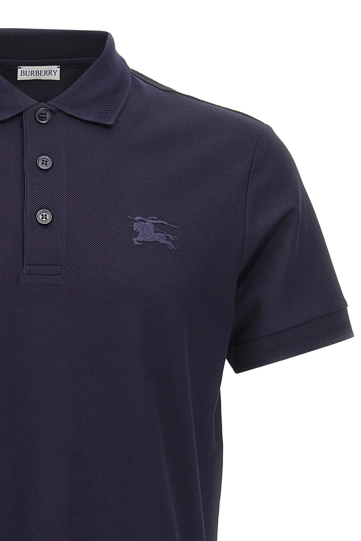 Burberry Burberry Logo Embroidery Polo Shirt