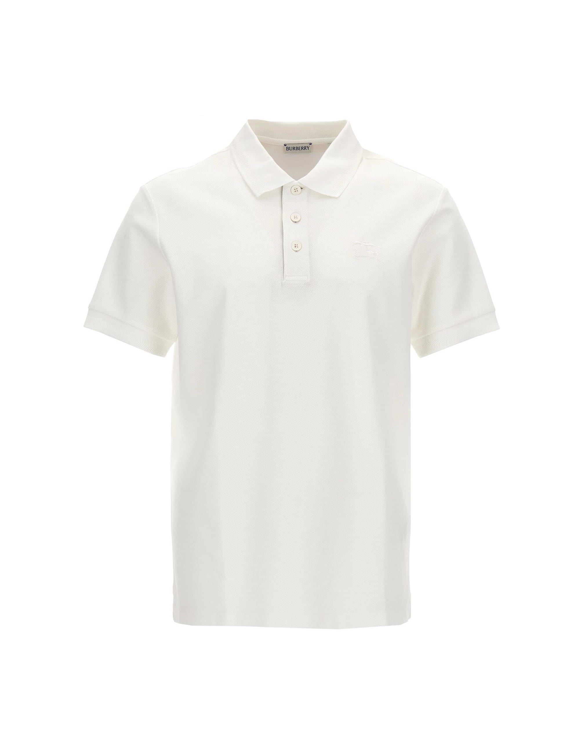 Burberry Logo Embroidery Polo Shirt