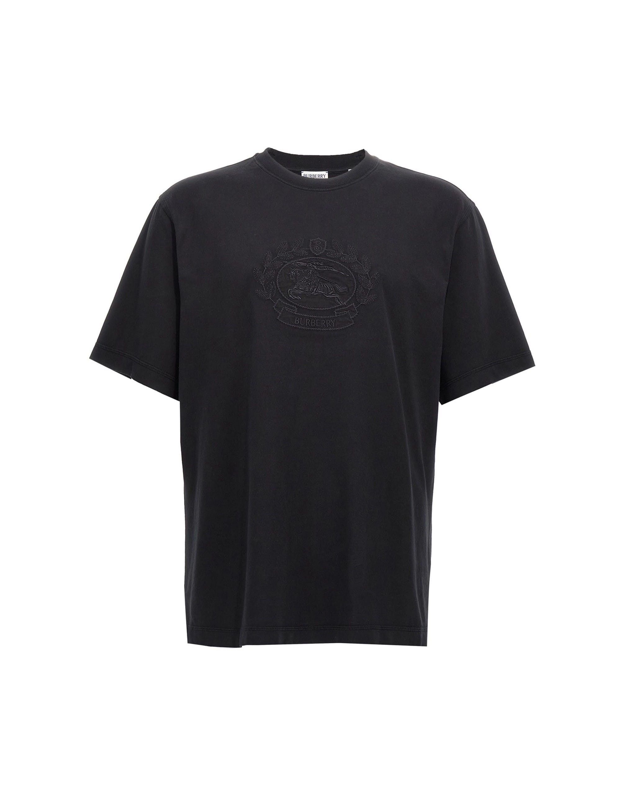Burberry Burberry Logo Embroidery T-Shirt