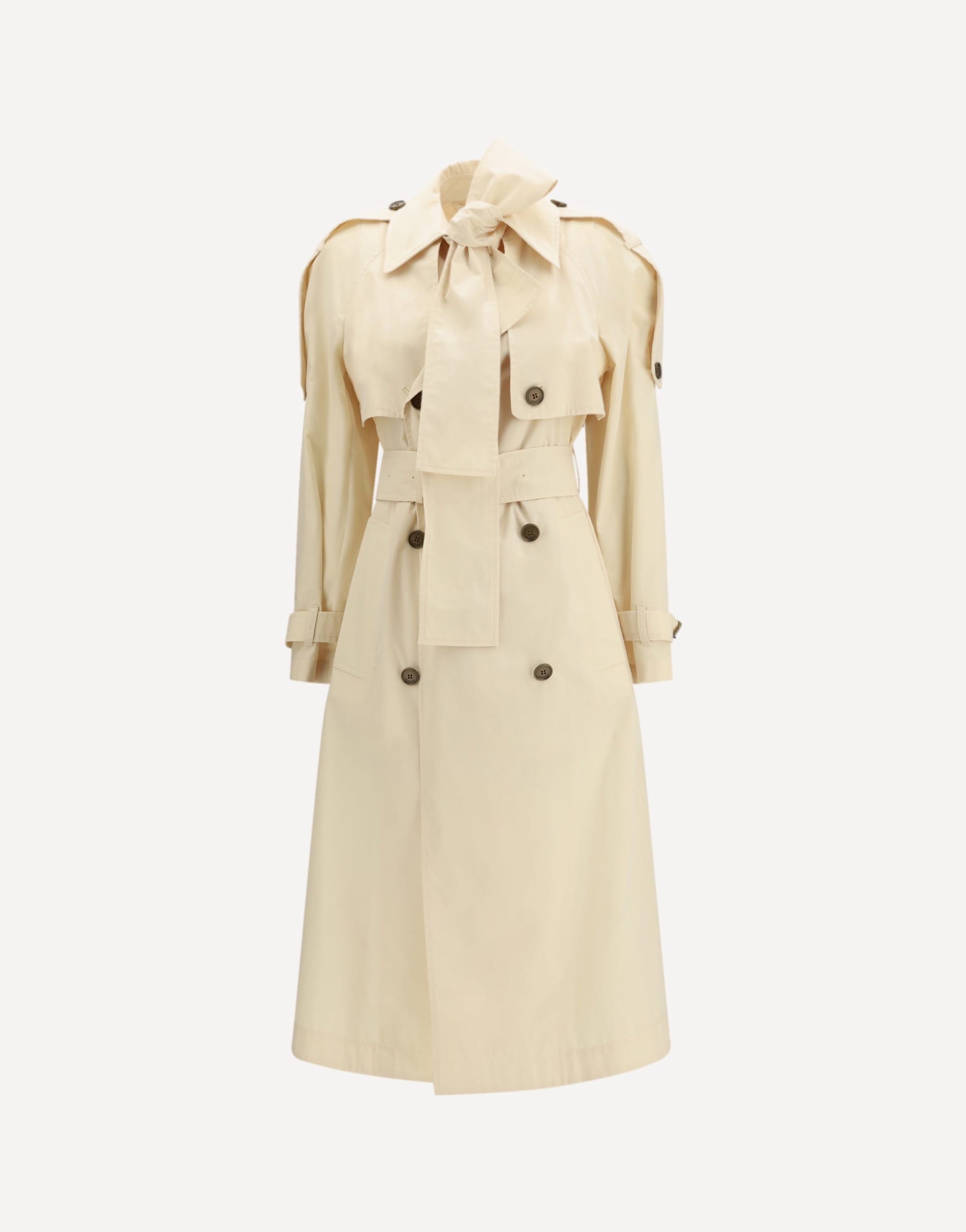 Burberry Long Trerose Trench In Canvas