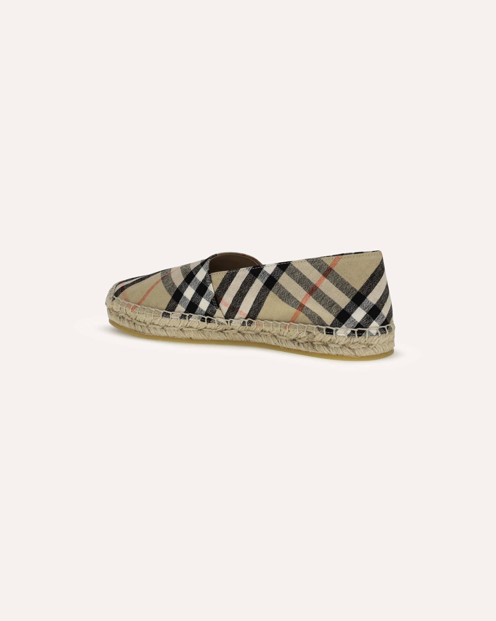 Burberry Mews Check Espadrilles