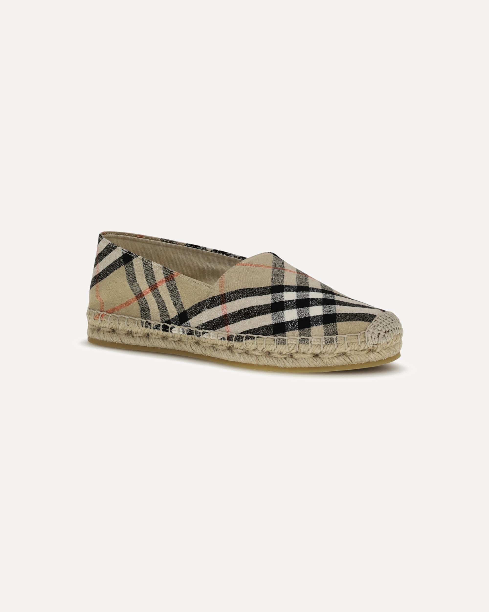 Burberry Mews Check Espadrilles - alternate view