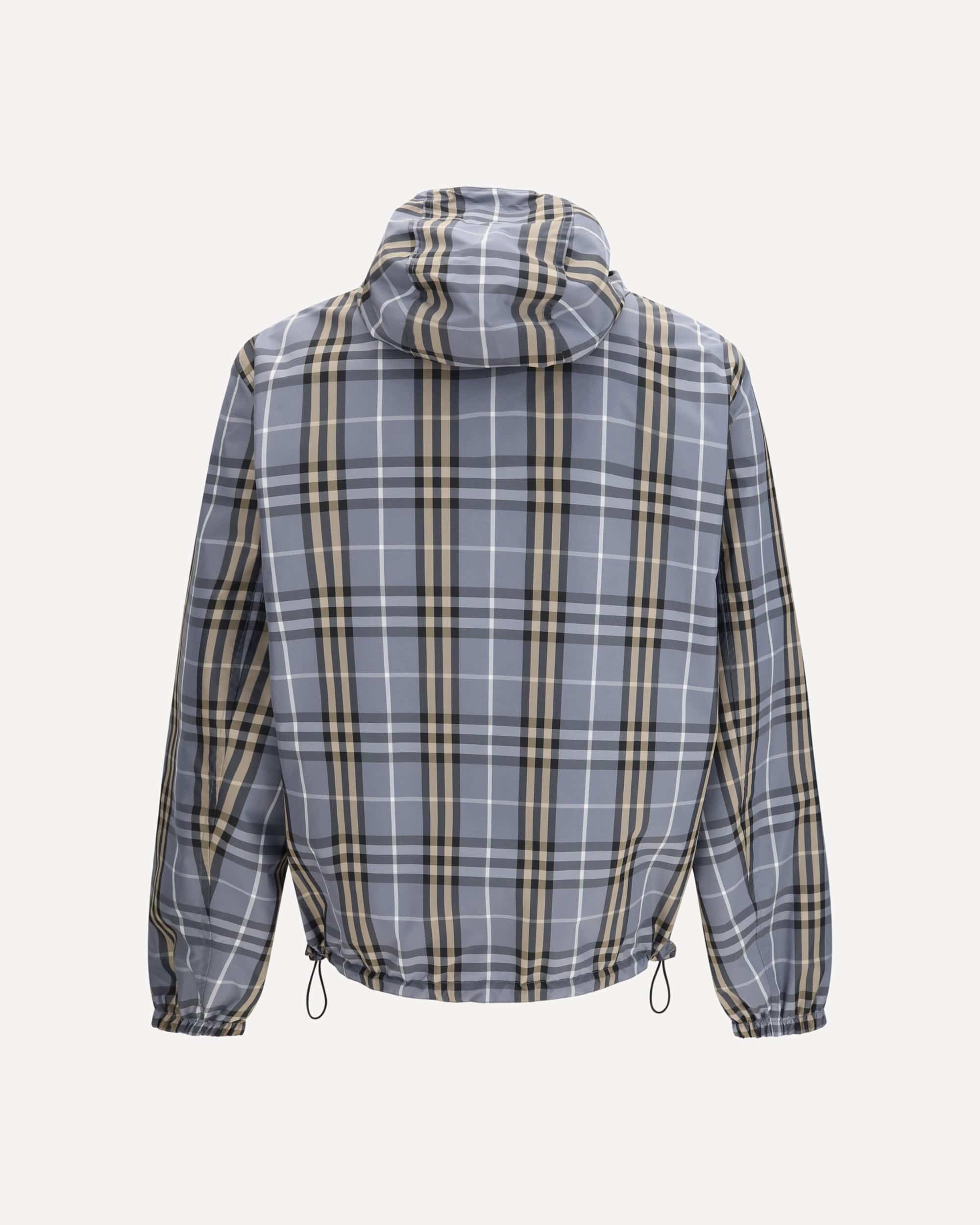 Burberry Reversible Check Hooded Jacket