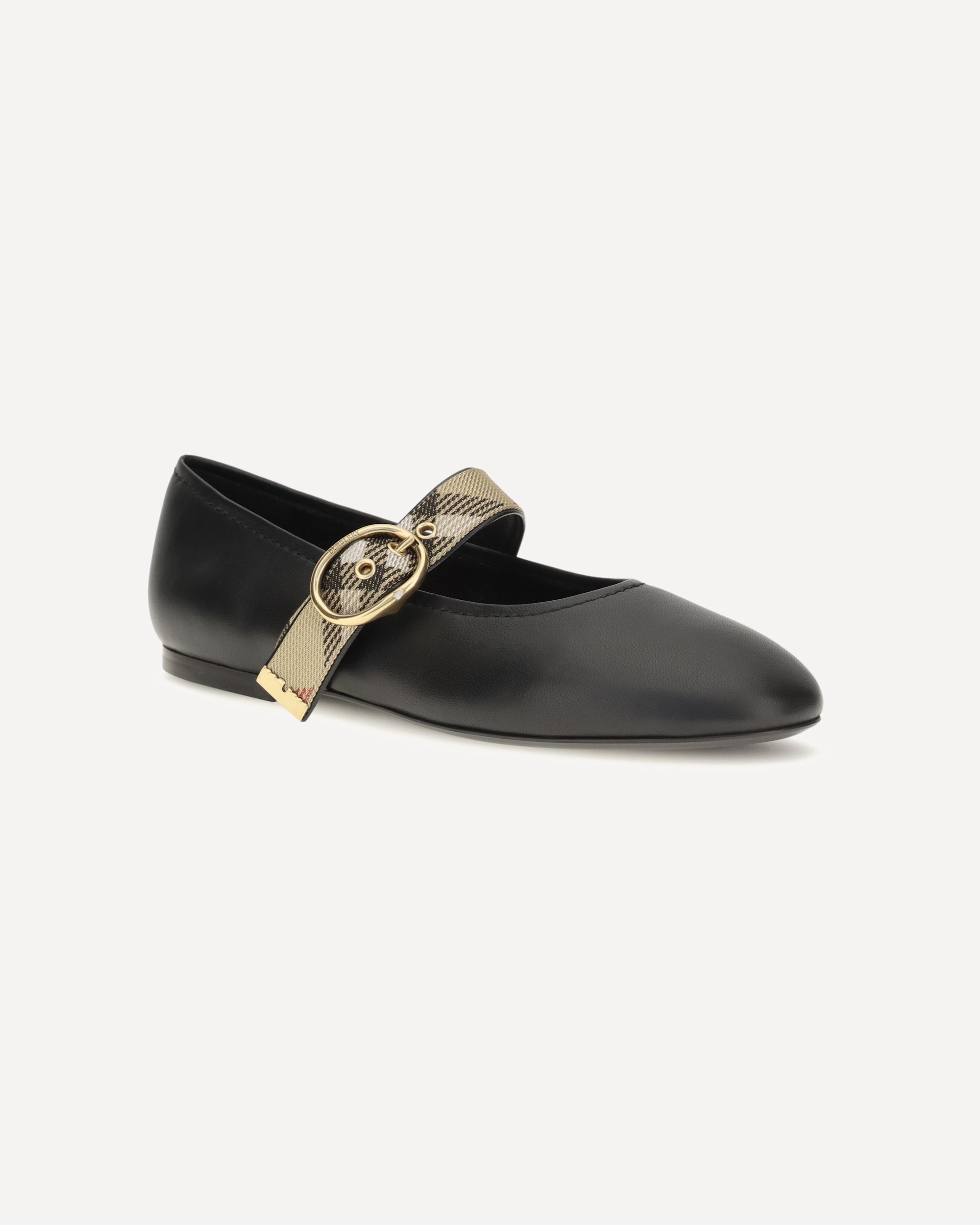Burberry Robin Leather Ballerinas