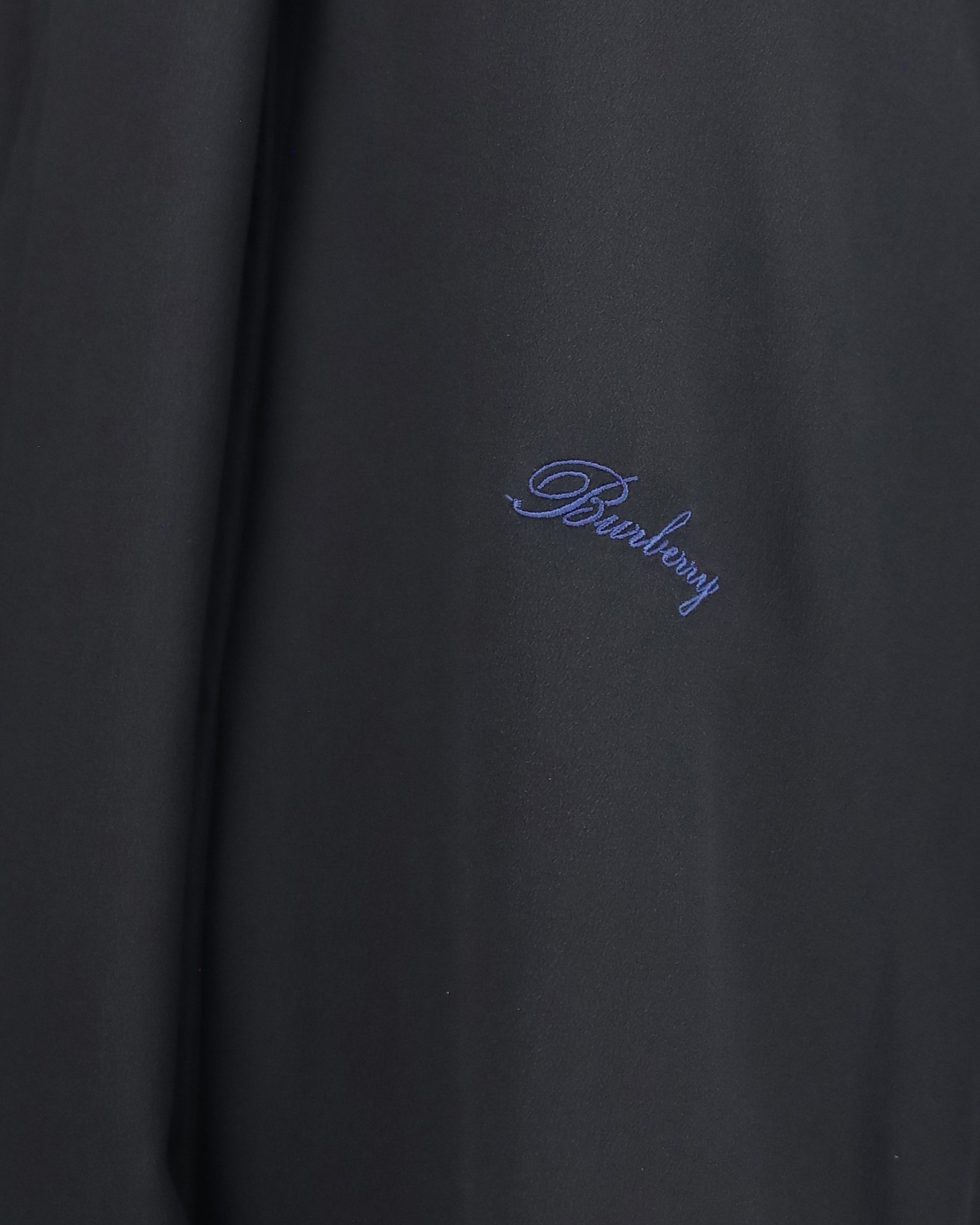 Burberry 자수 로고 실크 블라우스