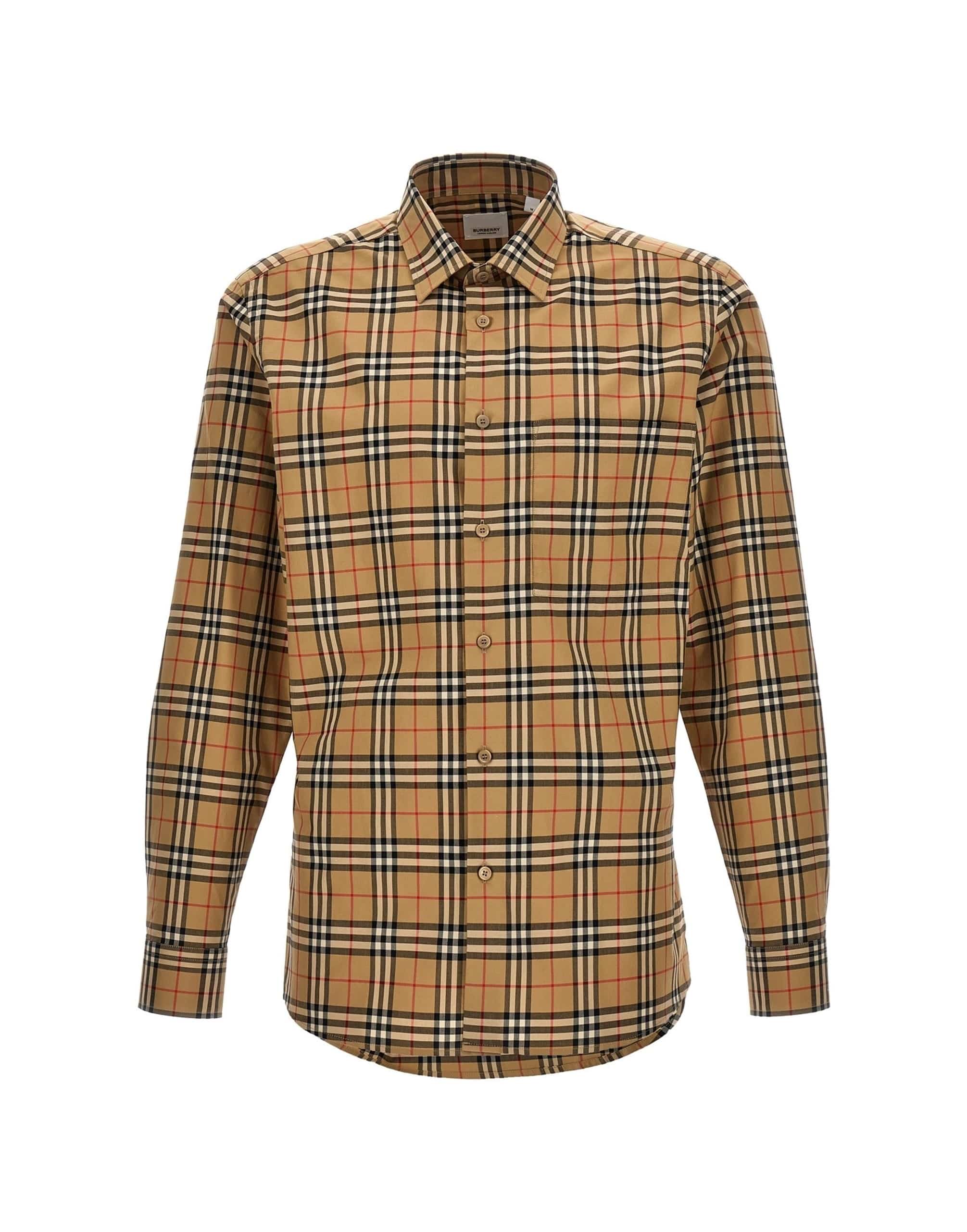 Burberry Burberry Simson Check Cotton Shirt