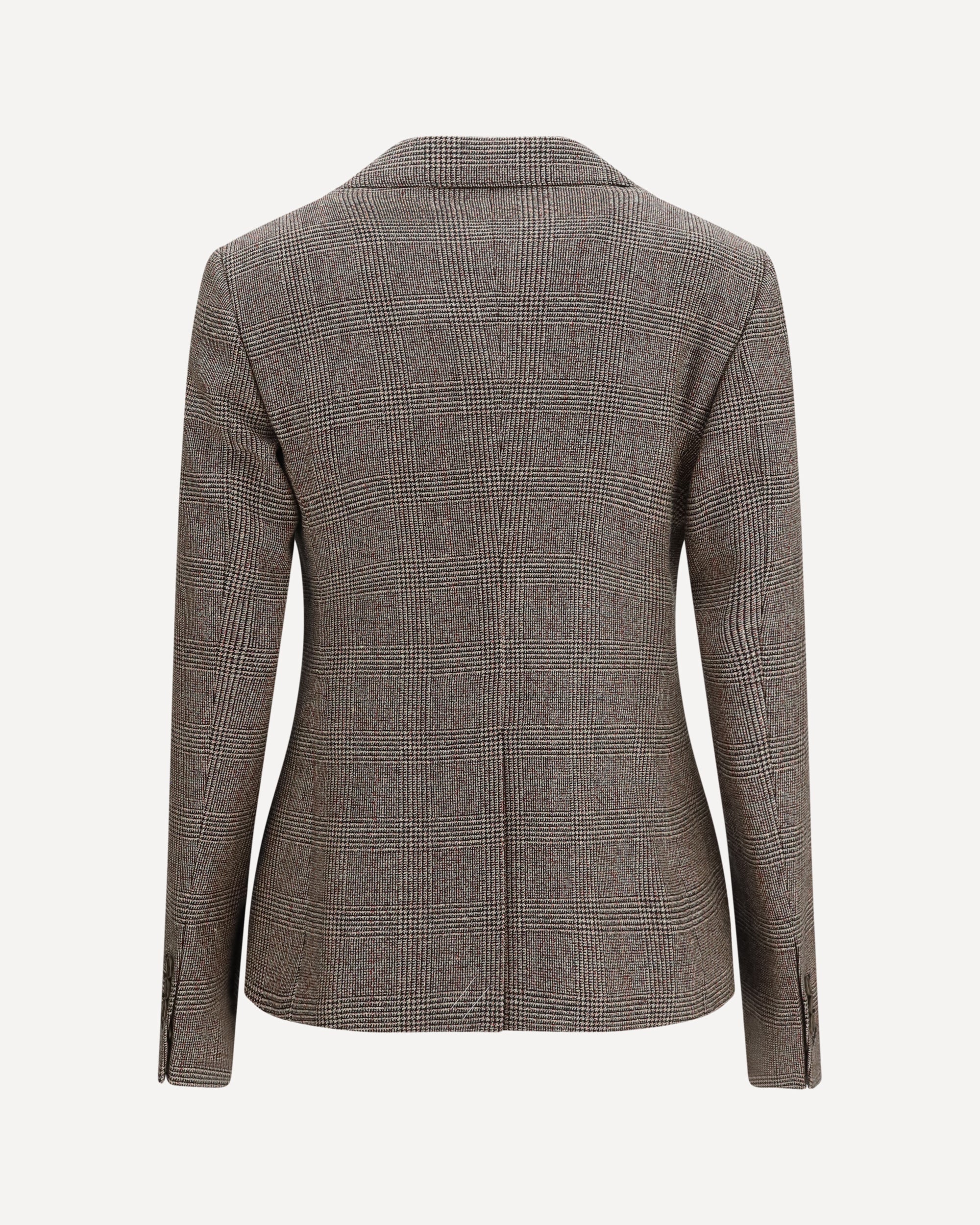 Burberry Single-Breasted Wool Linen Blazer - alternate view