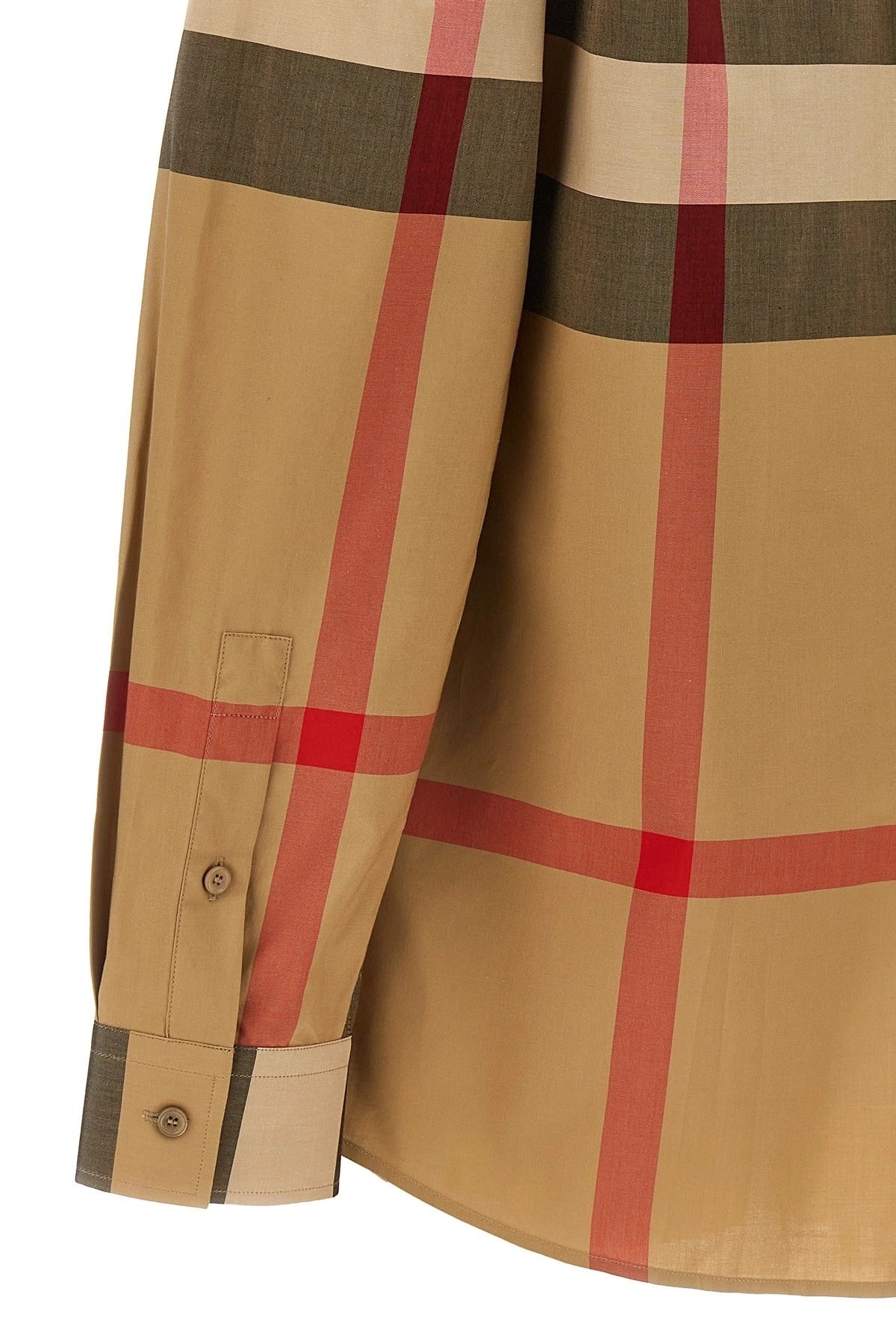 قميص Burberry Summerton بنقشة مربعات من القطن