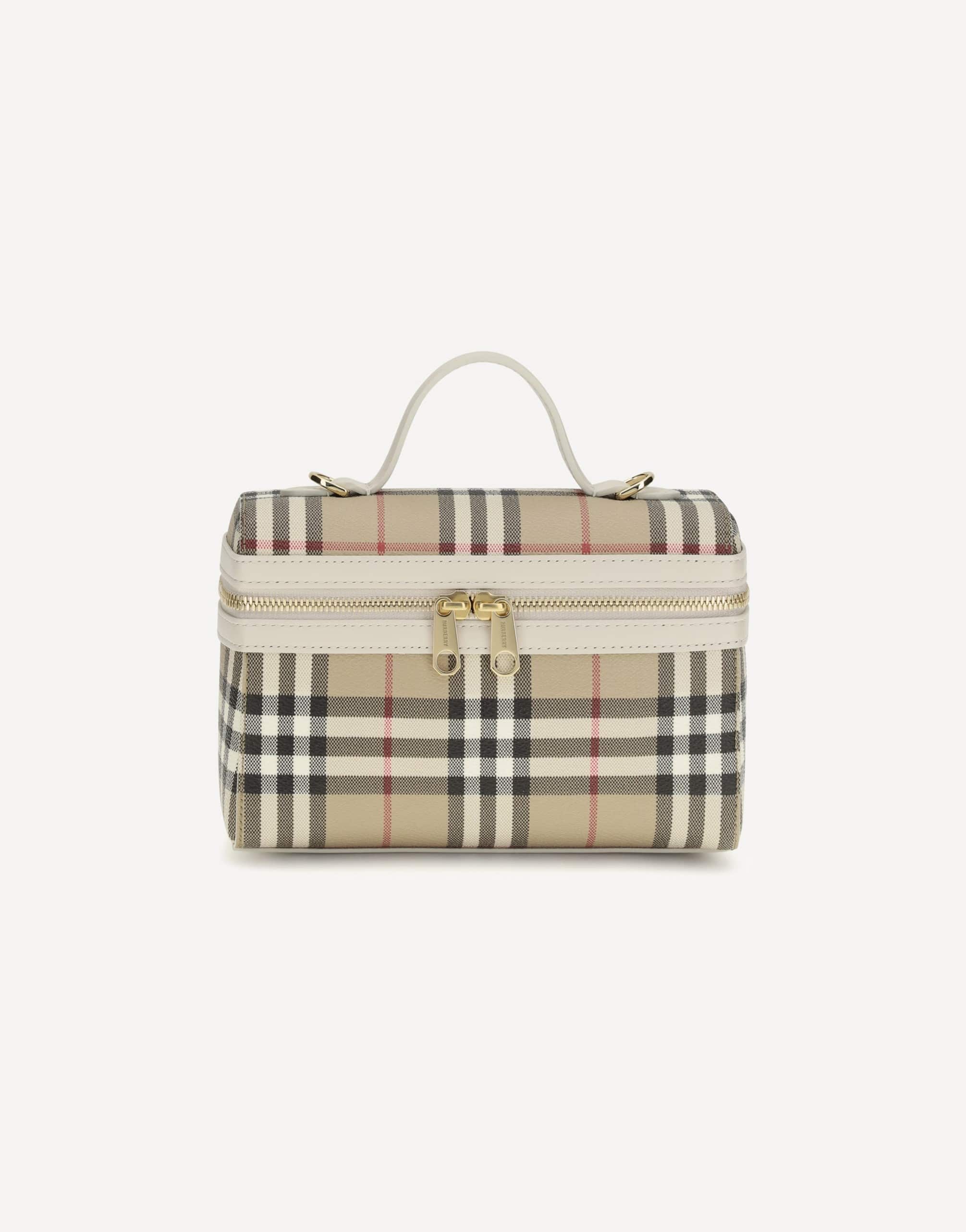 Burberry Vanity Check Small Handbag