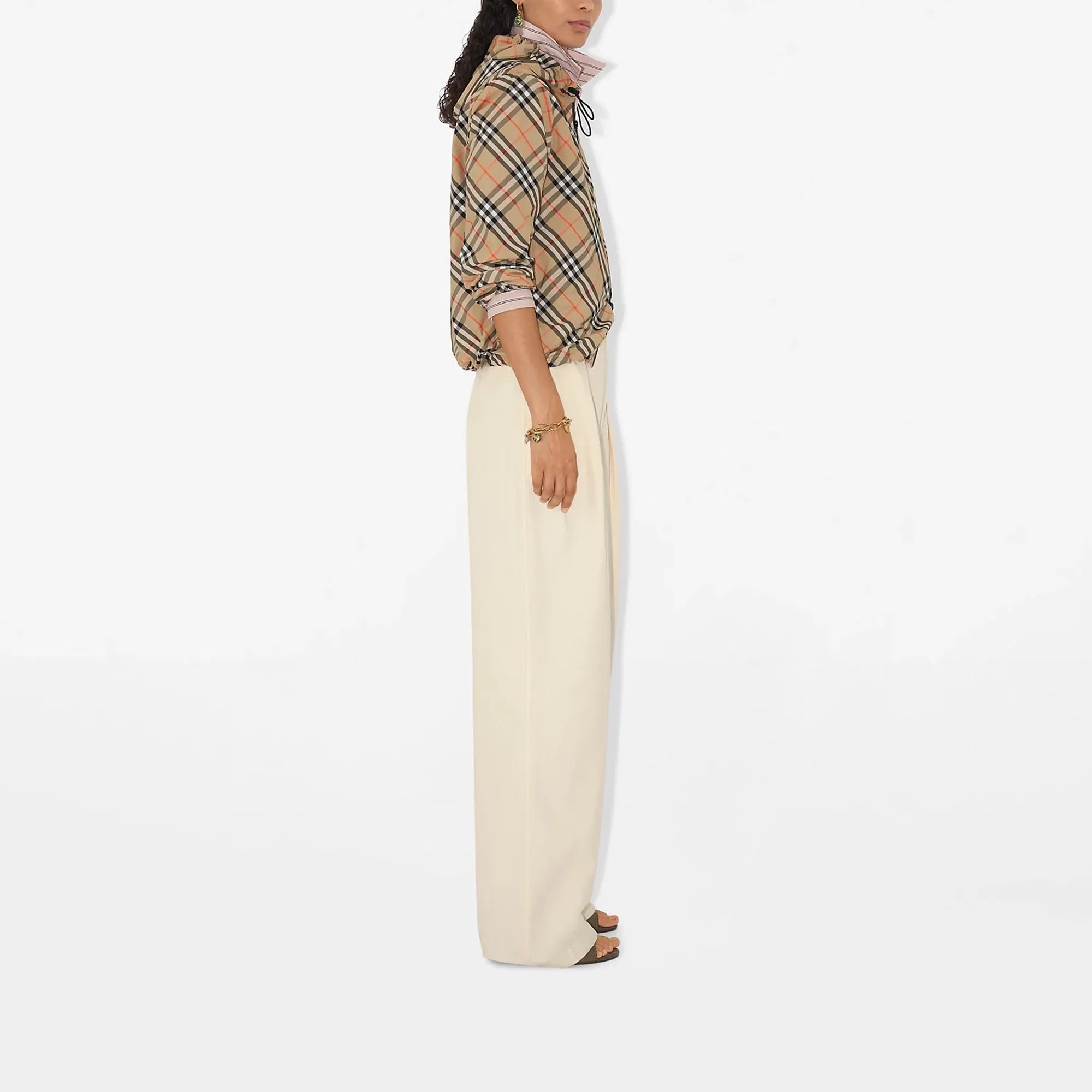 Burberry Check Hooded Jacket
