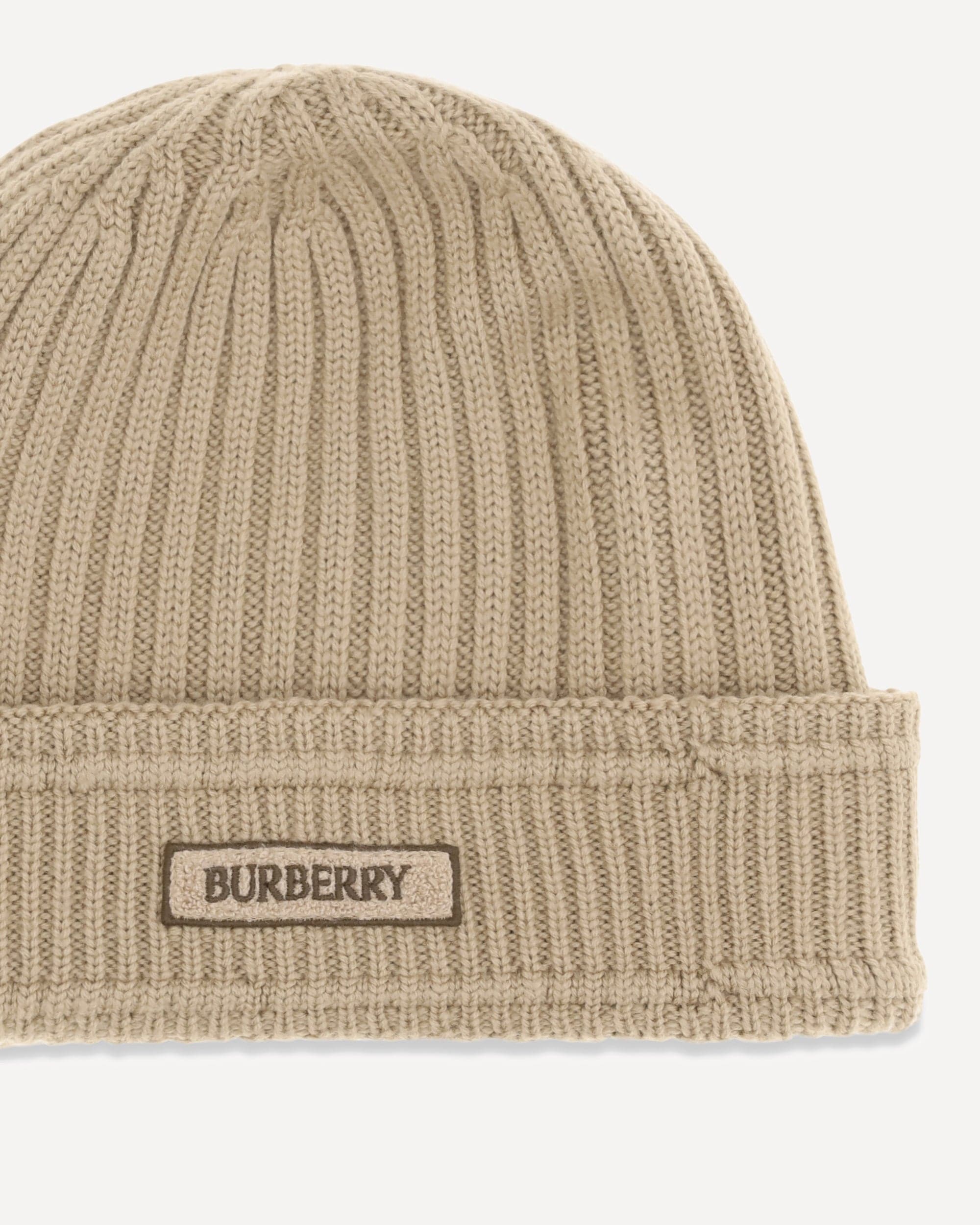 Burberry Burberry Wool Rib Knit Beanie