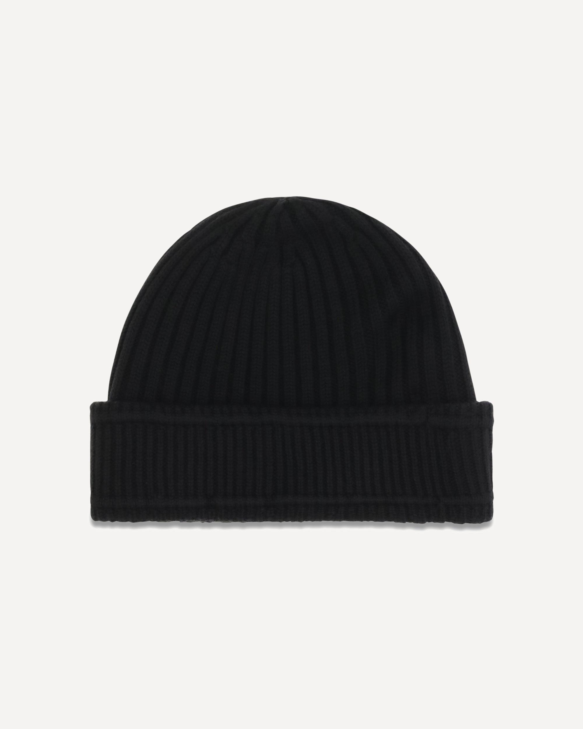 Burberry Wool Ribbed Beanie With Logo Patch - alternate view