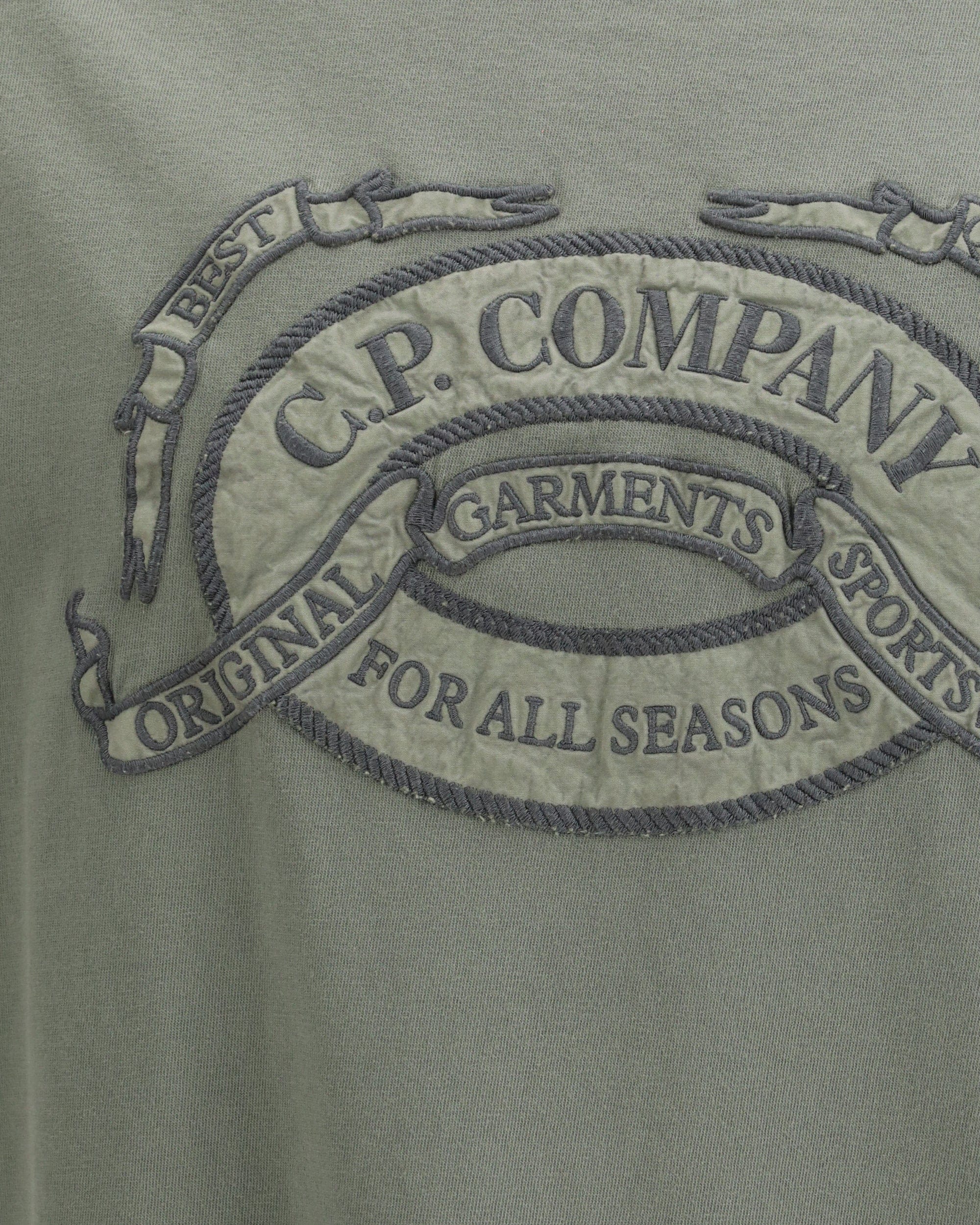 C.P. Company 20/1 Jersey Short Sleeve Boxy Logo T-Shirt