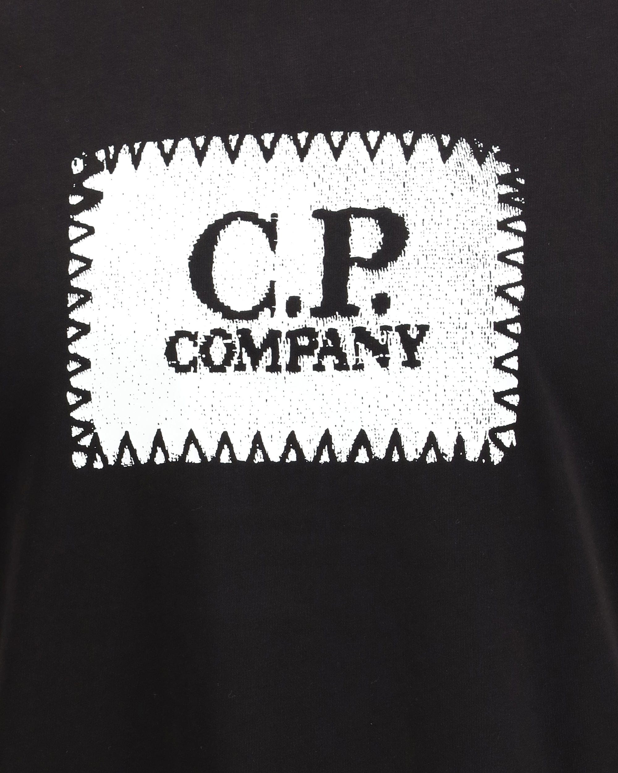 C.P. Company Jersey 30/1 Short Sleeve Logo Label T-Shirt