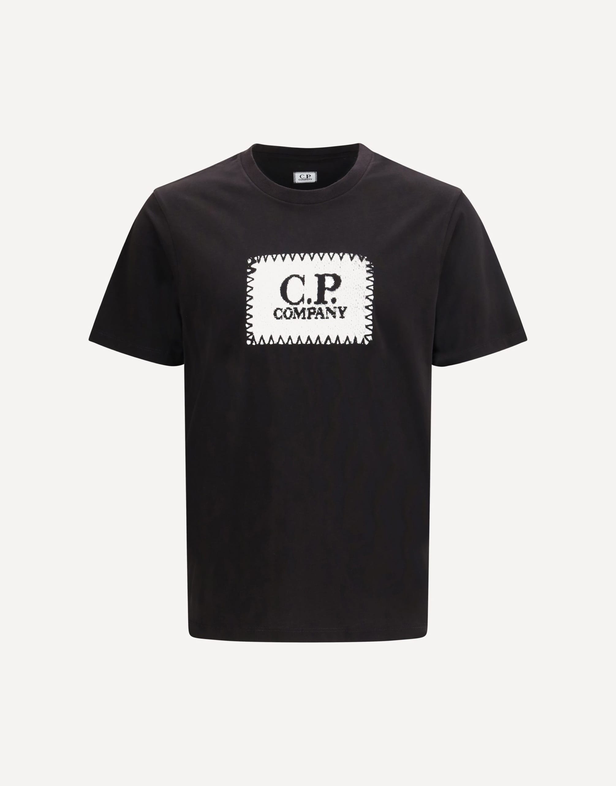 C.P. Company Jersey 30/1 Short Sleeve Logo Label T-Shirt