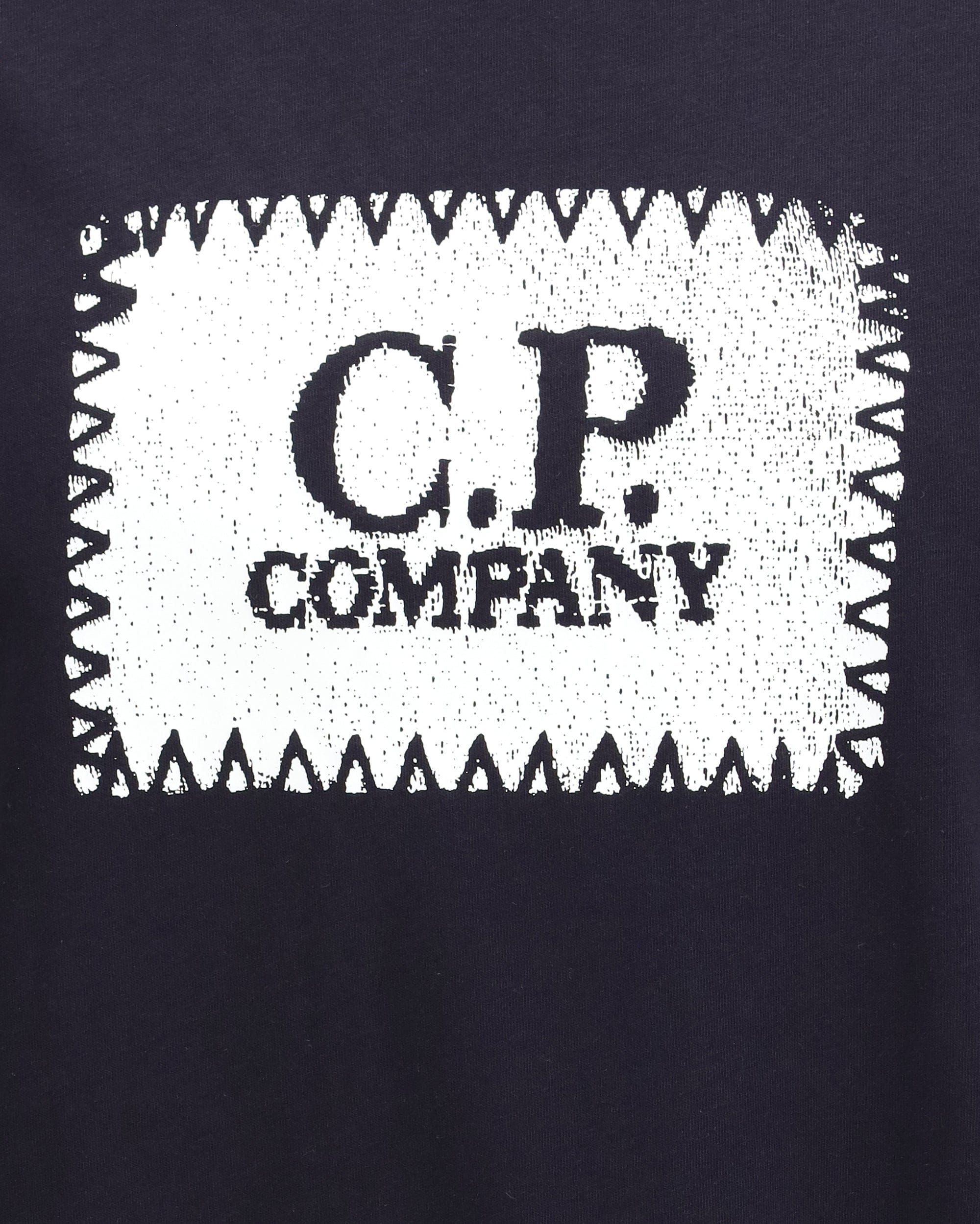 C.P. Company Jersey 30/1 Short Sleeve Logo Label T-Shirt