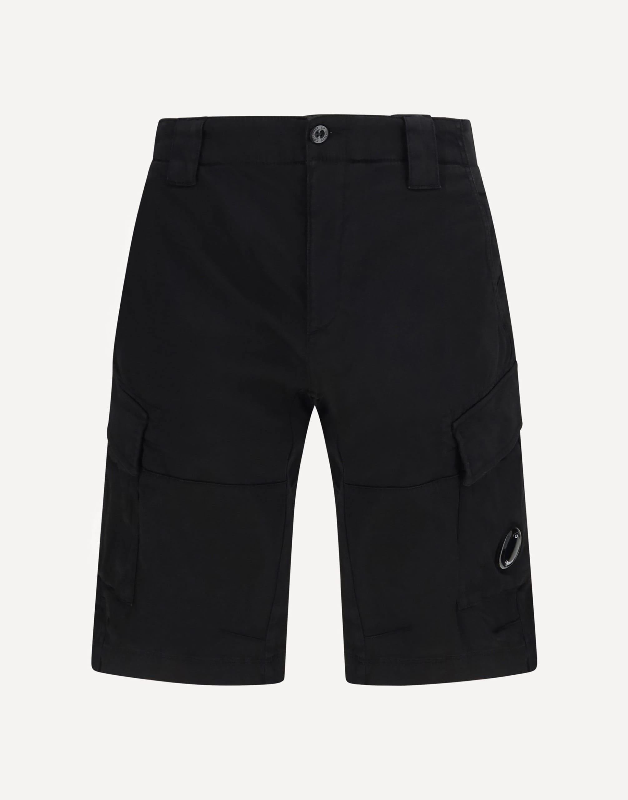 C.P. Company Sateen Stretch Cargo Bermuda Shorts