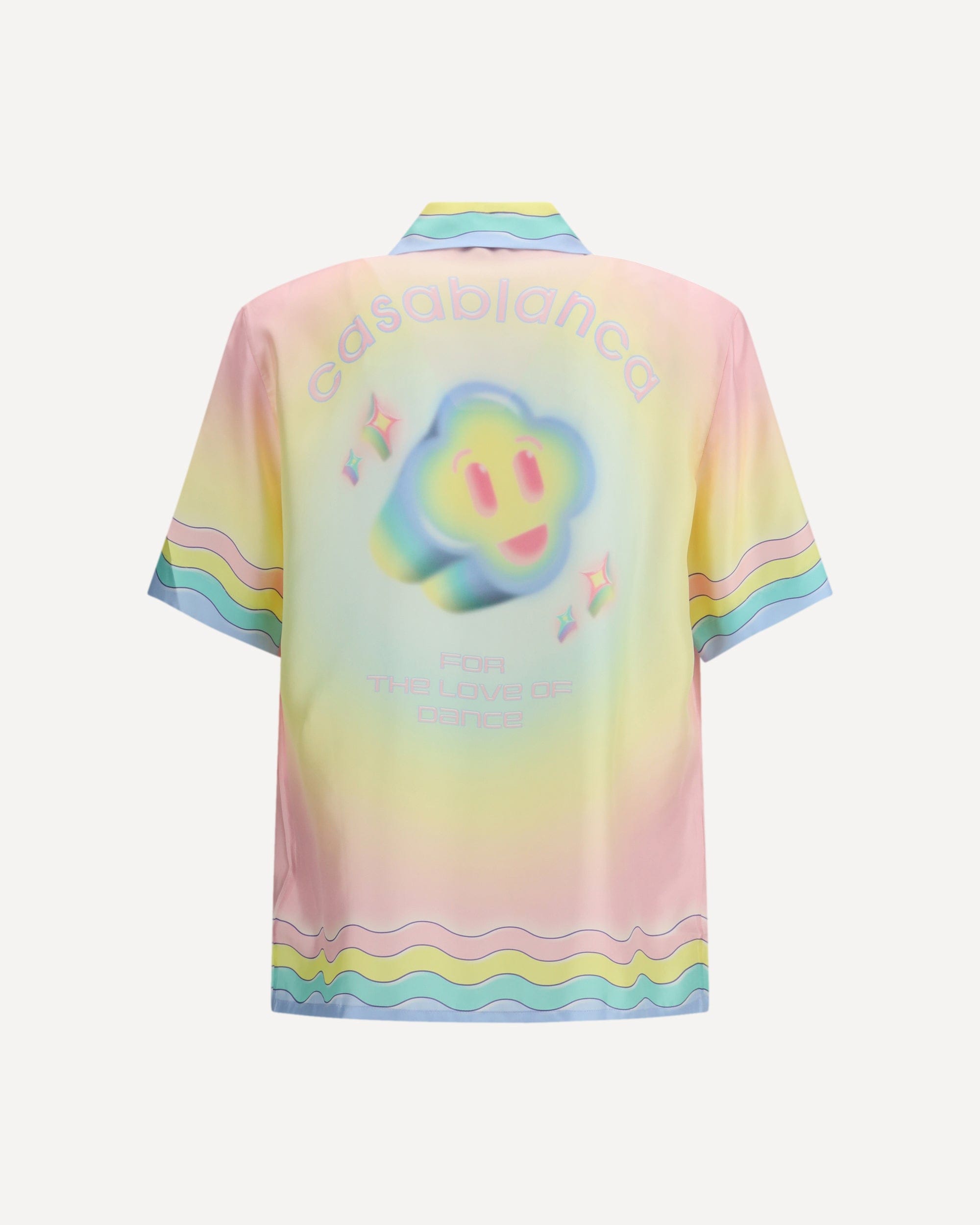 Casablanca All-Over Monogram Jacquard Polo Shirt - alternate view