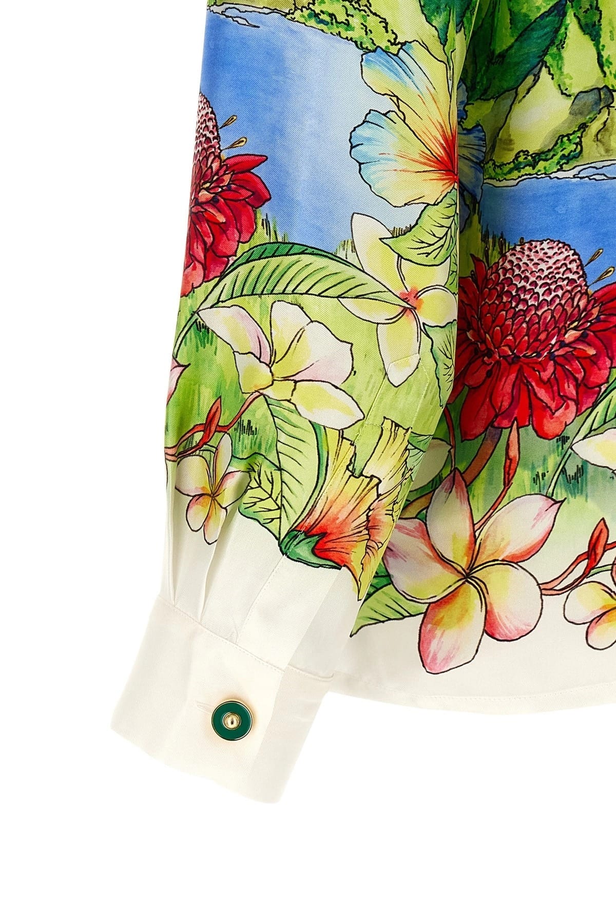 Casablanca Casablanca Aloha Print Silk Shirt