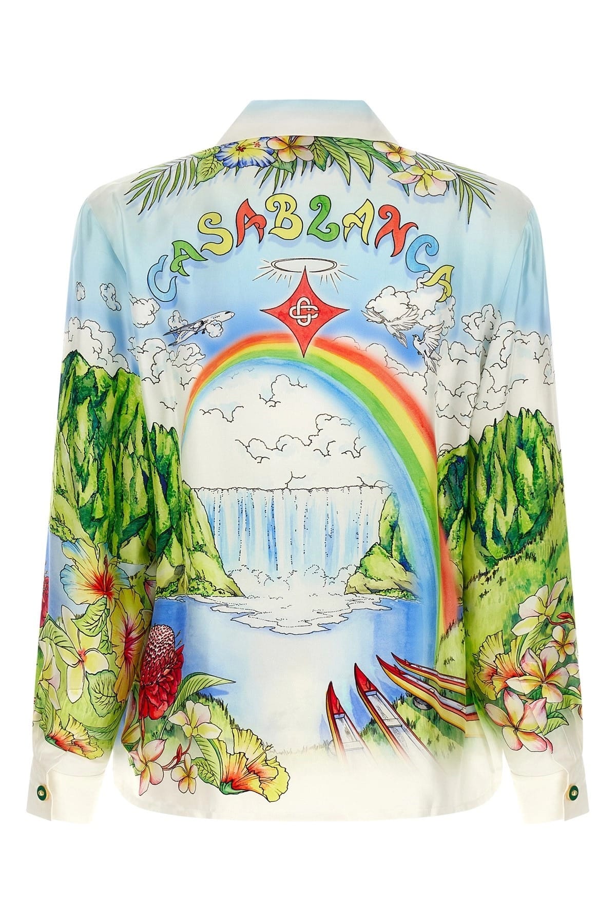Casablanca Casablanca Aloha Print Silk Shirt