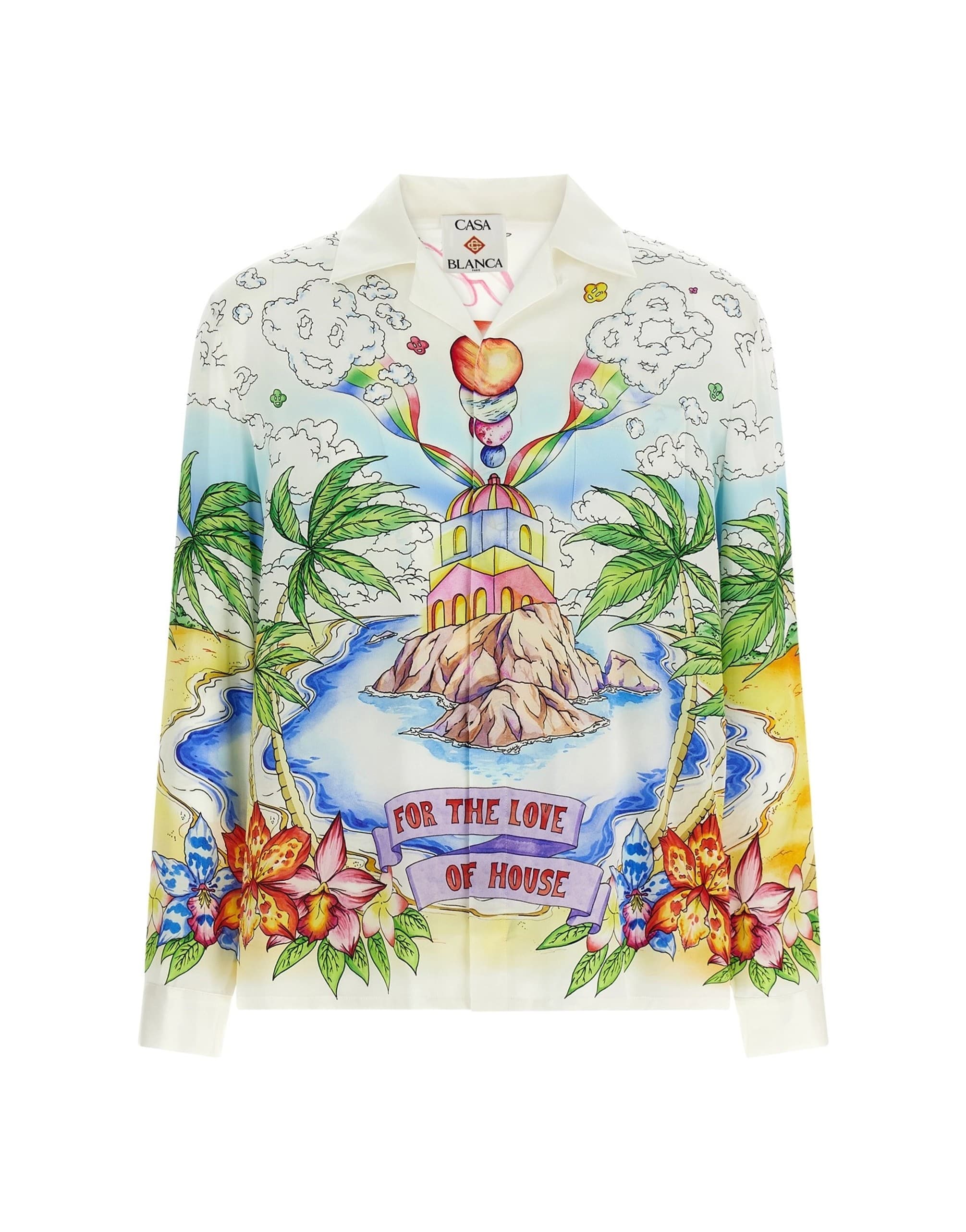 Casablanca Casablanca Better Days Silk Twill Shirt