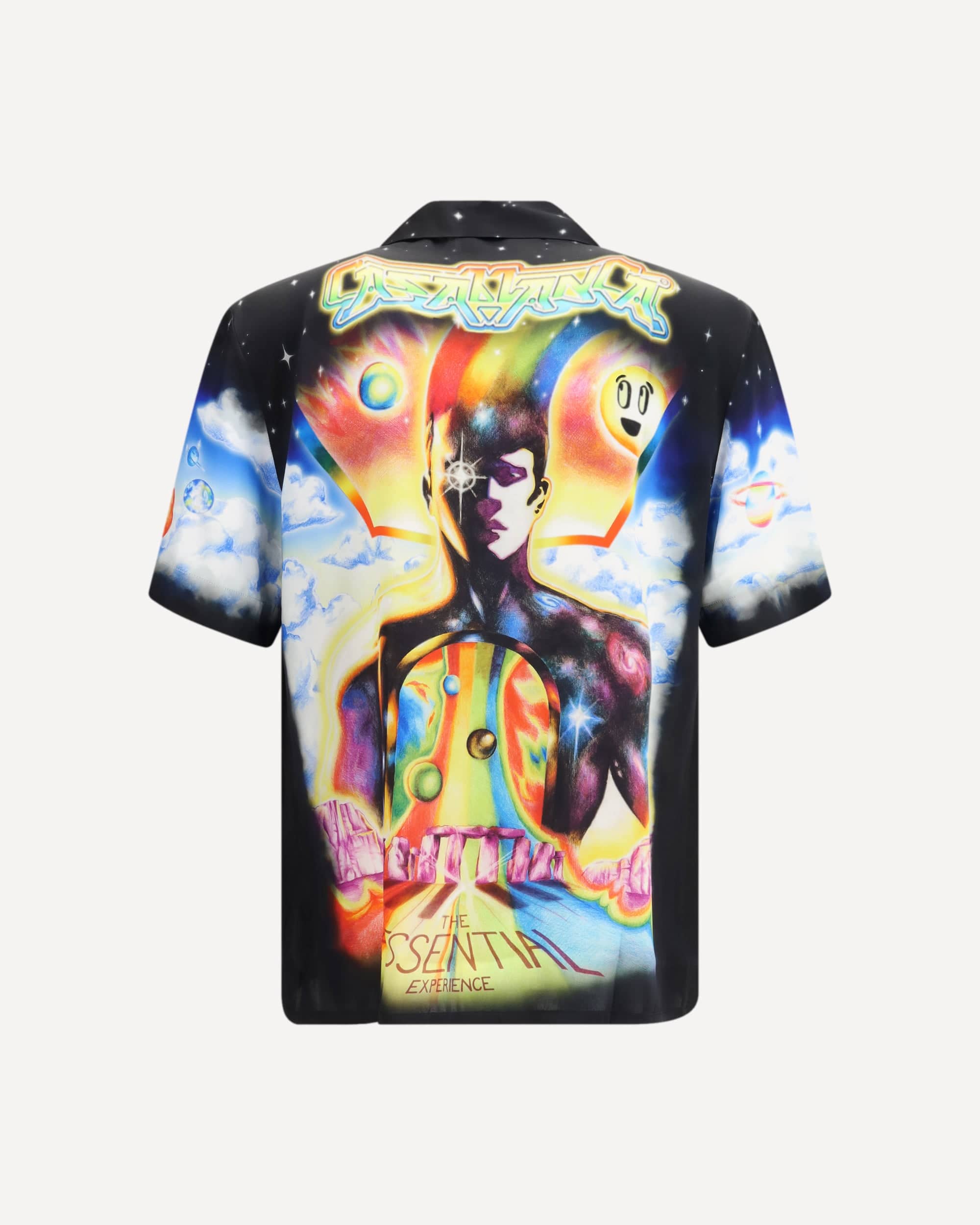 Casablanca Cuban Shirt With Graphic Print - alternate view