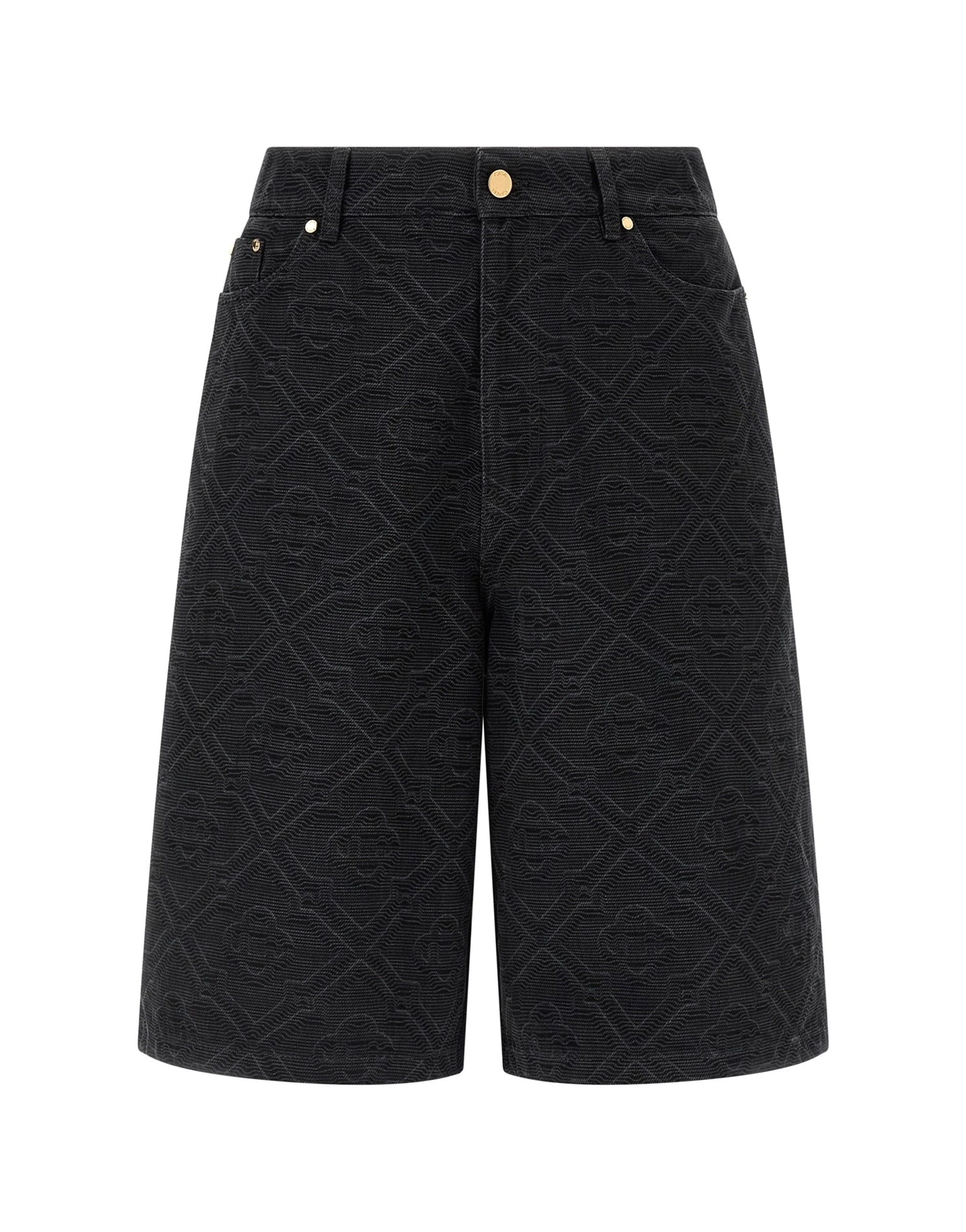 Casablanca lässige Bermuda-Shorts aus Denim mit Laser-Monogramm