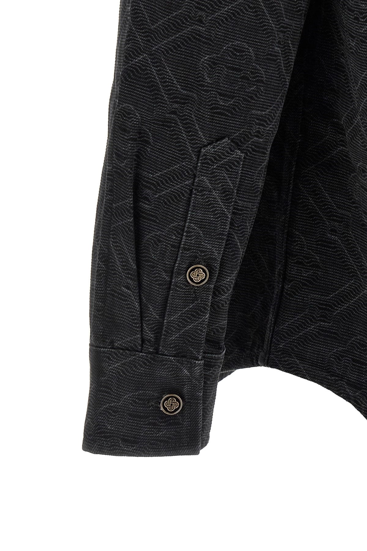 Casablanca Casablanca Laser Monogram Denim Overshirt