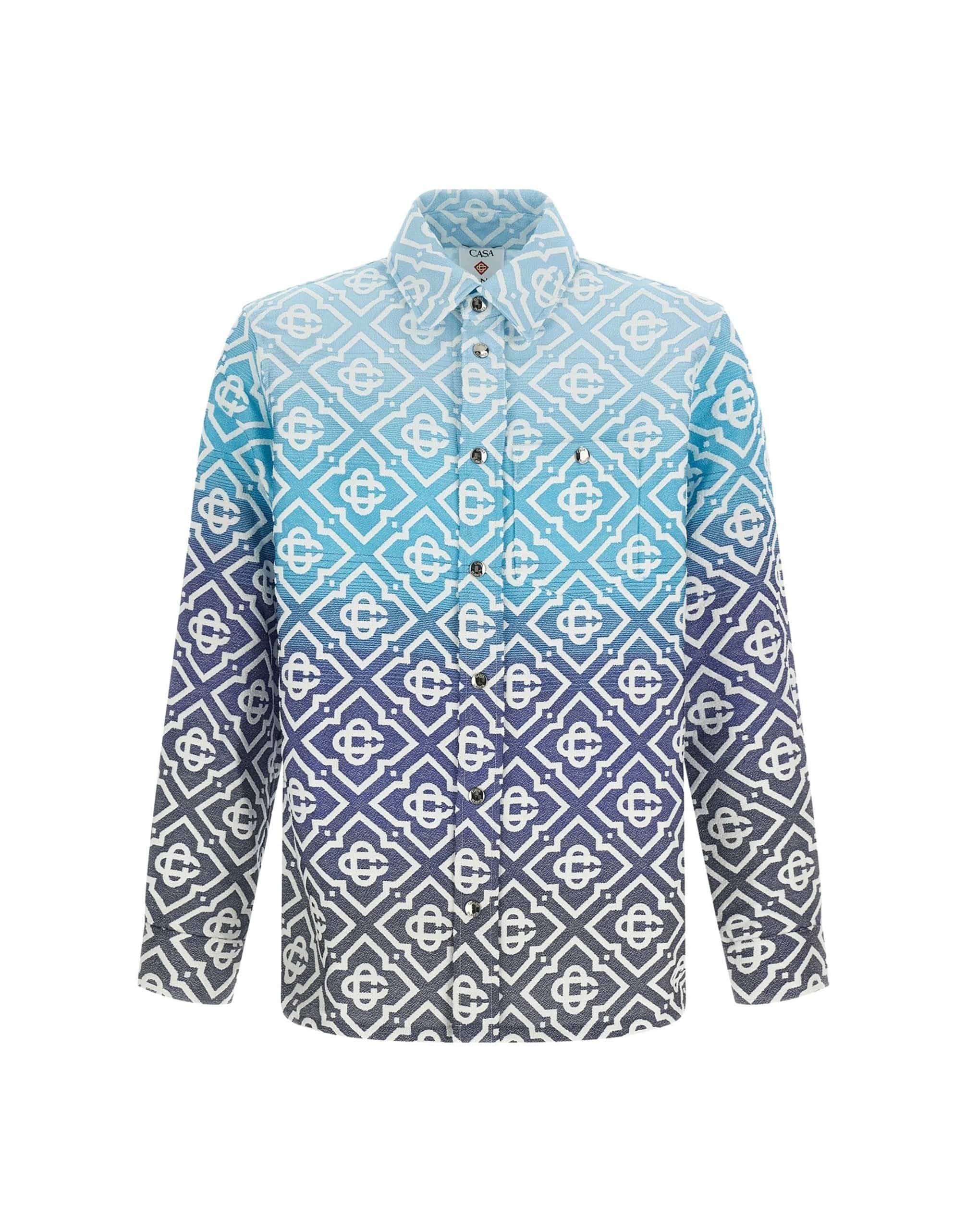 Casablanca Casablanca Monogram Gradient Jacquard Shacket