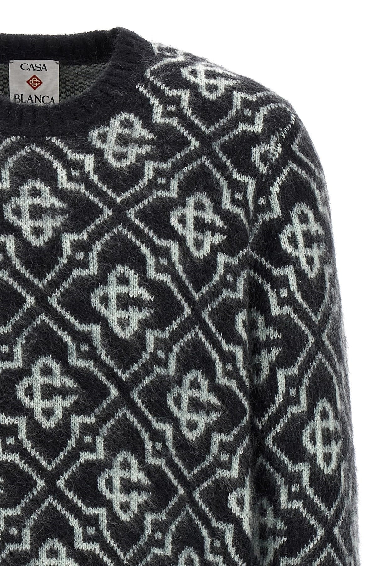 Casablanca Casablanca Monogram Mohair Sweater