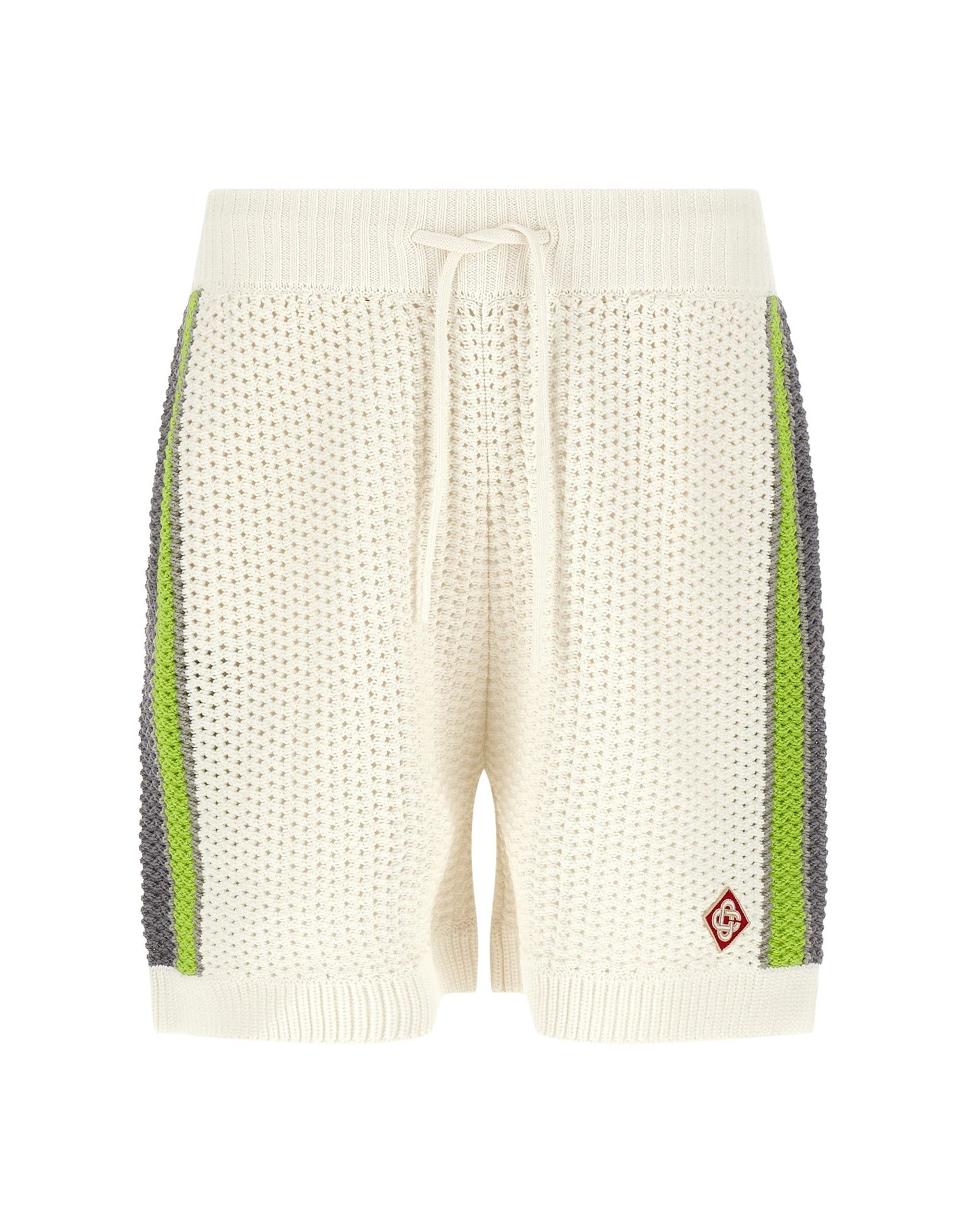 Casablanca Casablanca Stripe Crochet Bermuda Shorts