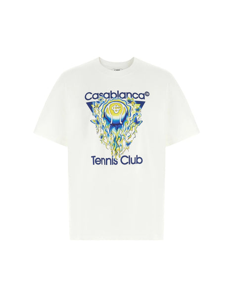 Casablanca テニスクラブ アイコン Tシャツ | Sendegaro JP