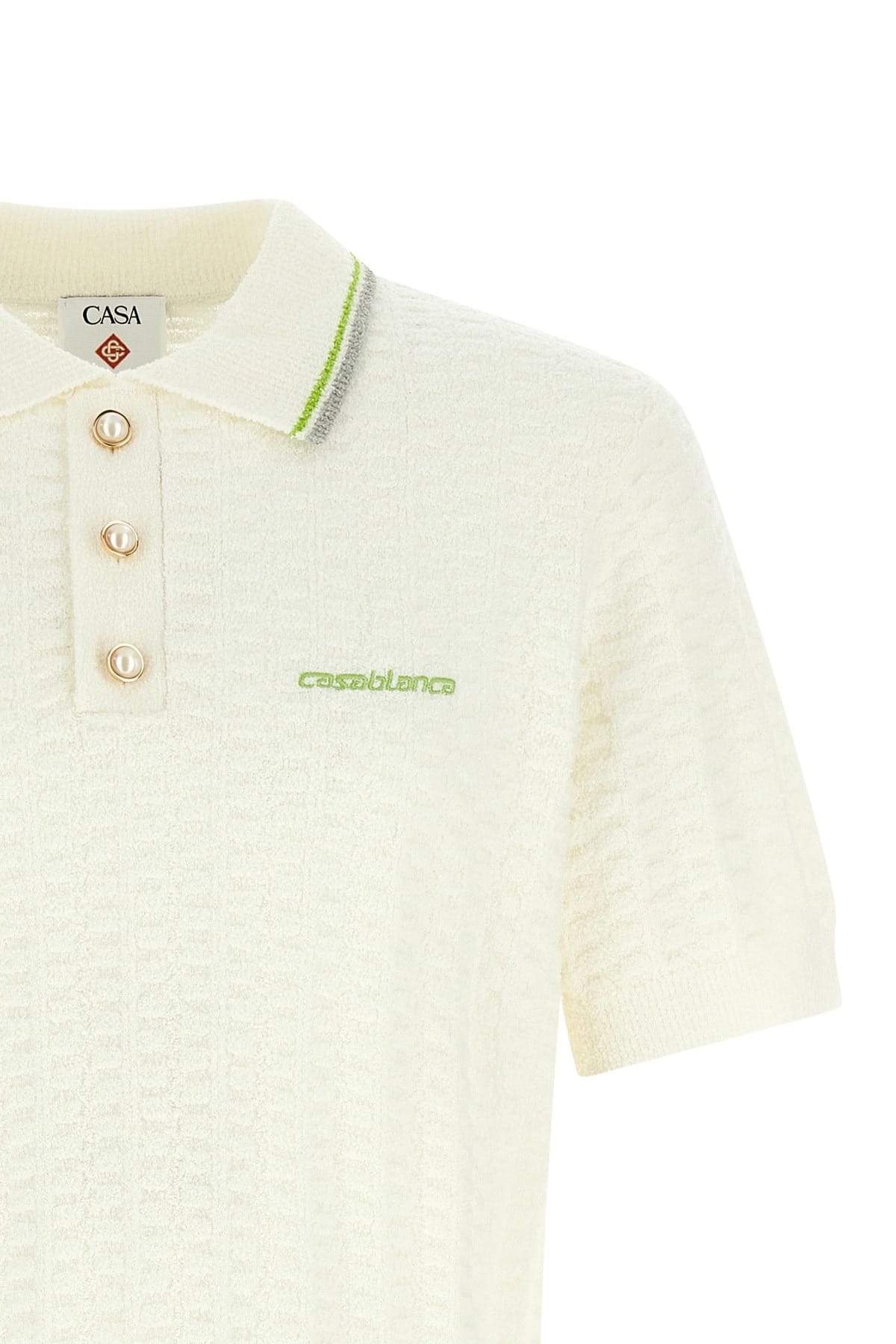 Casablanca Casablanca Tennisbouclé Polo Shirt
