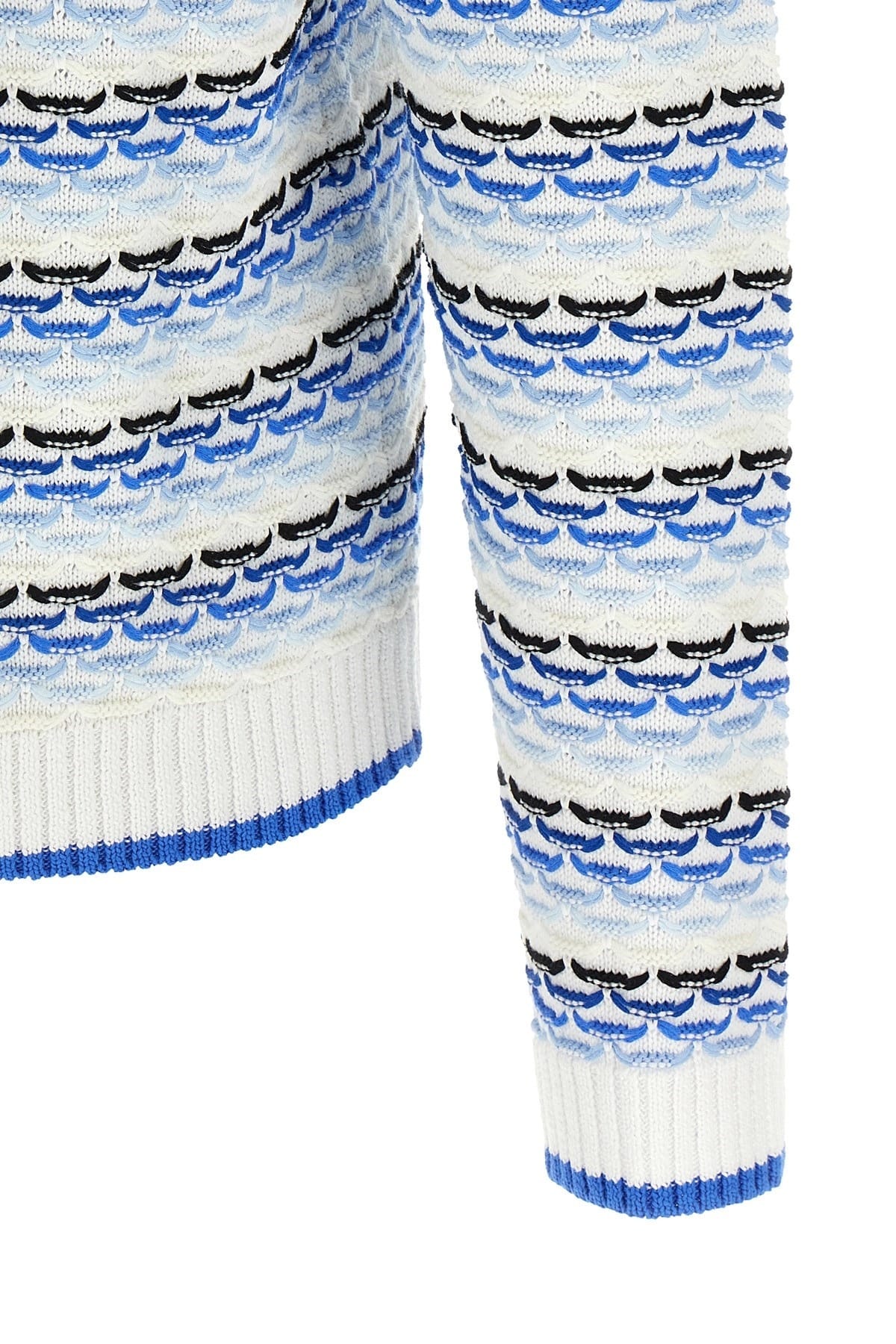 Casablanca Casablanca Tuck Stitch Long Sleeve Polo