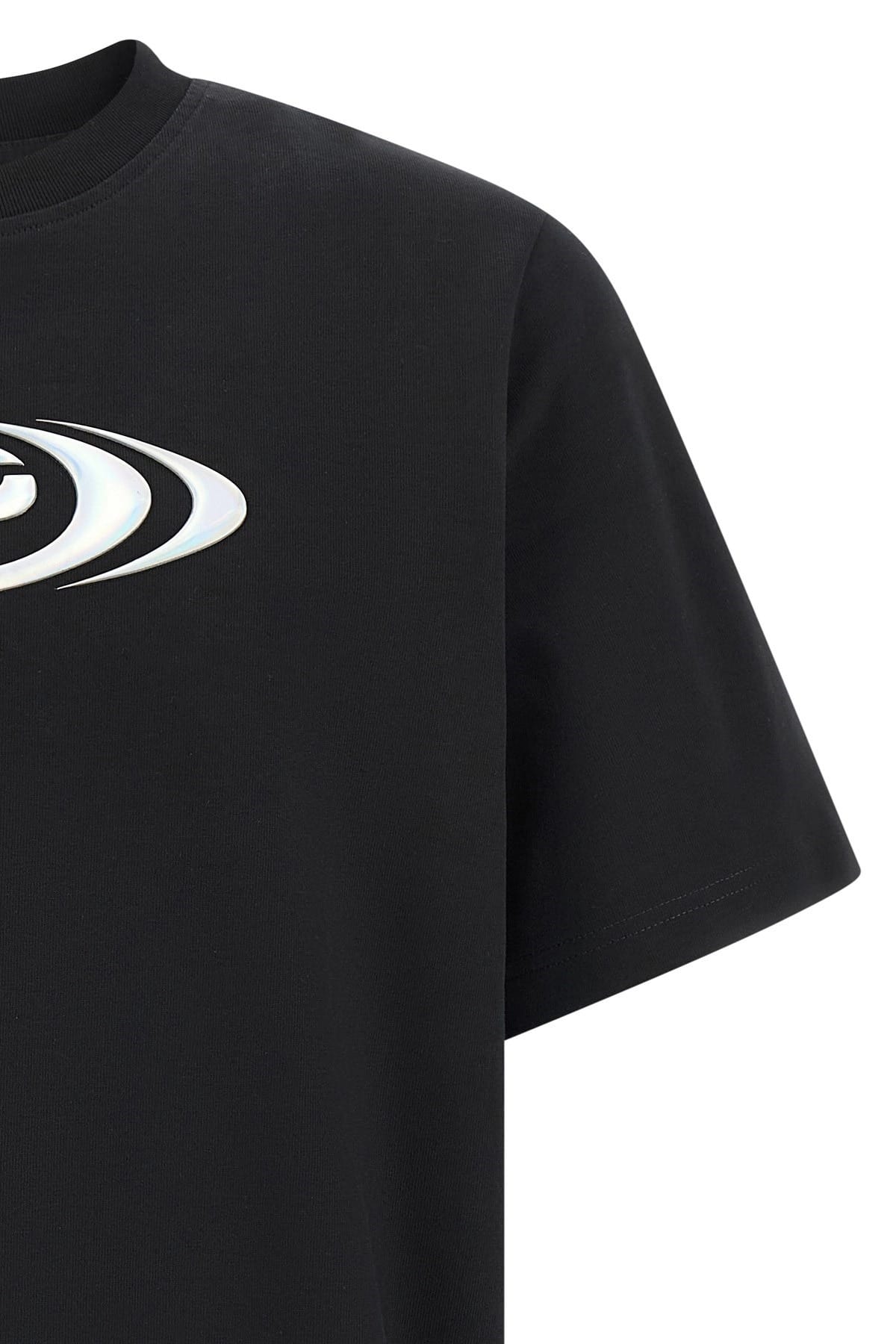 T-shirt Casablanca à logo déformé